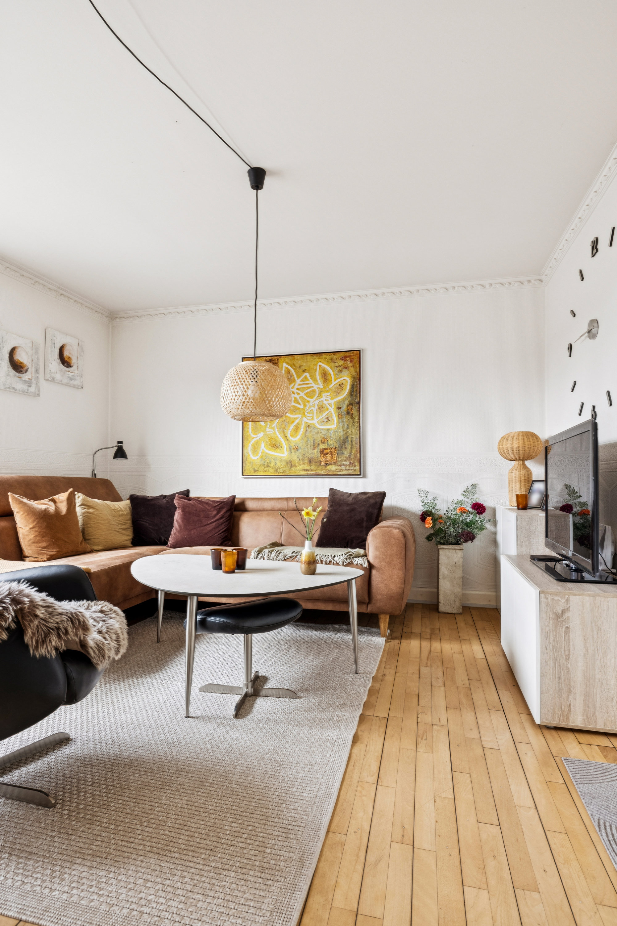 Fremhævet stue billede i fuldskærmstilstand. Billede af Havnevej 107, 8500 Grenaa