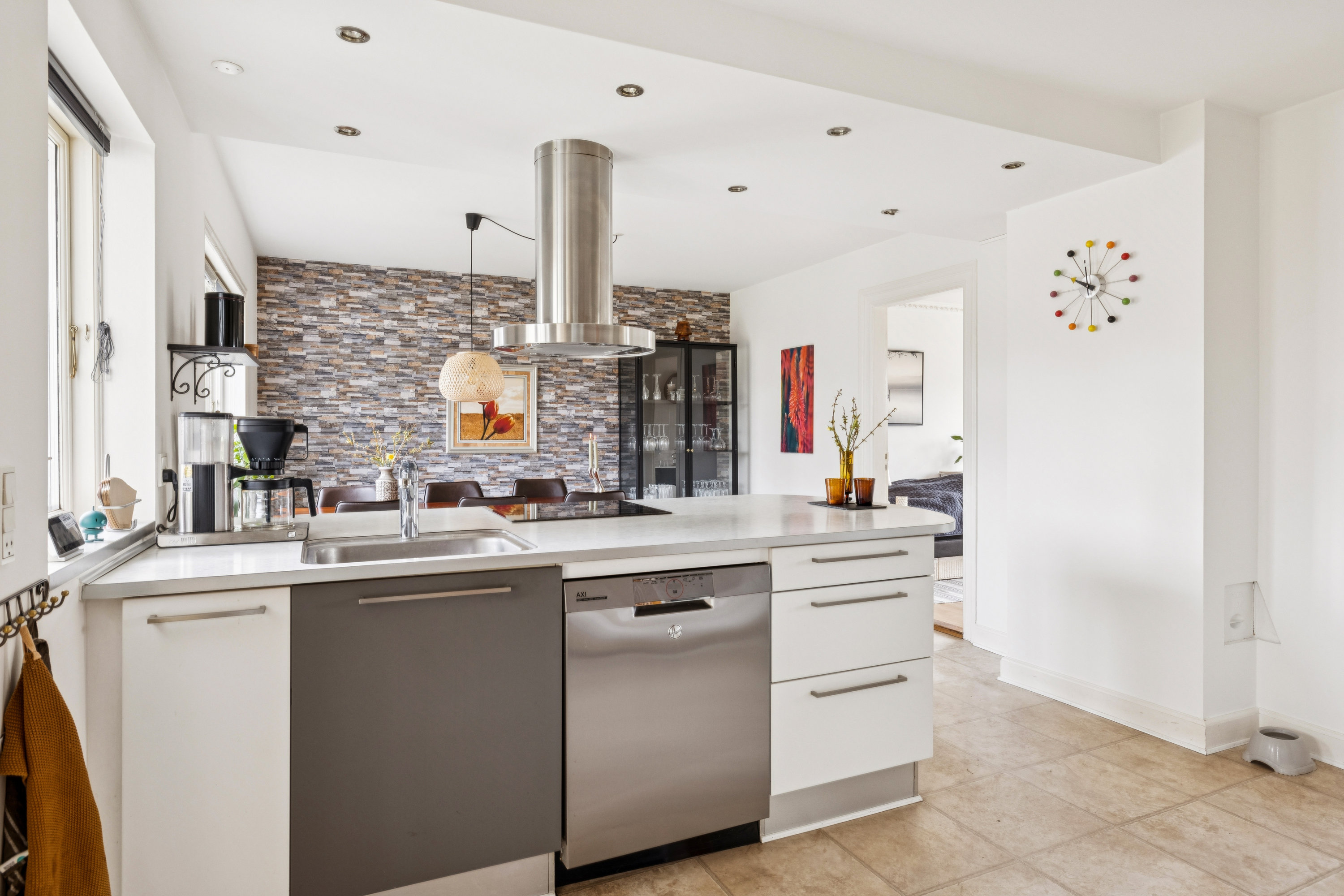 Fremhævet køkken billede i fuldskærmstilstand. Billede af Havnevej 107, 8500 Grenaa