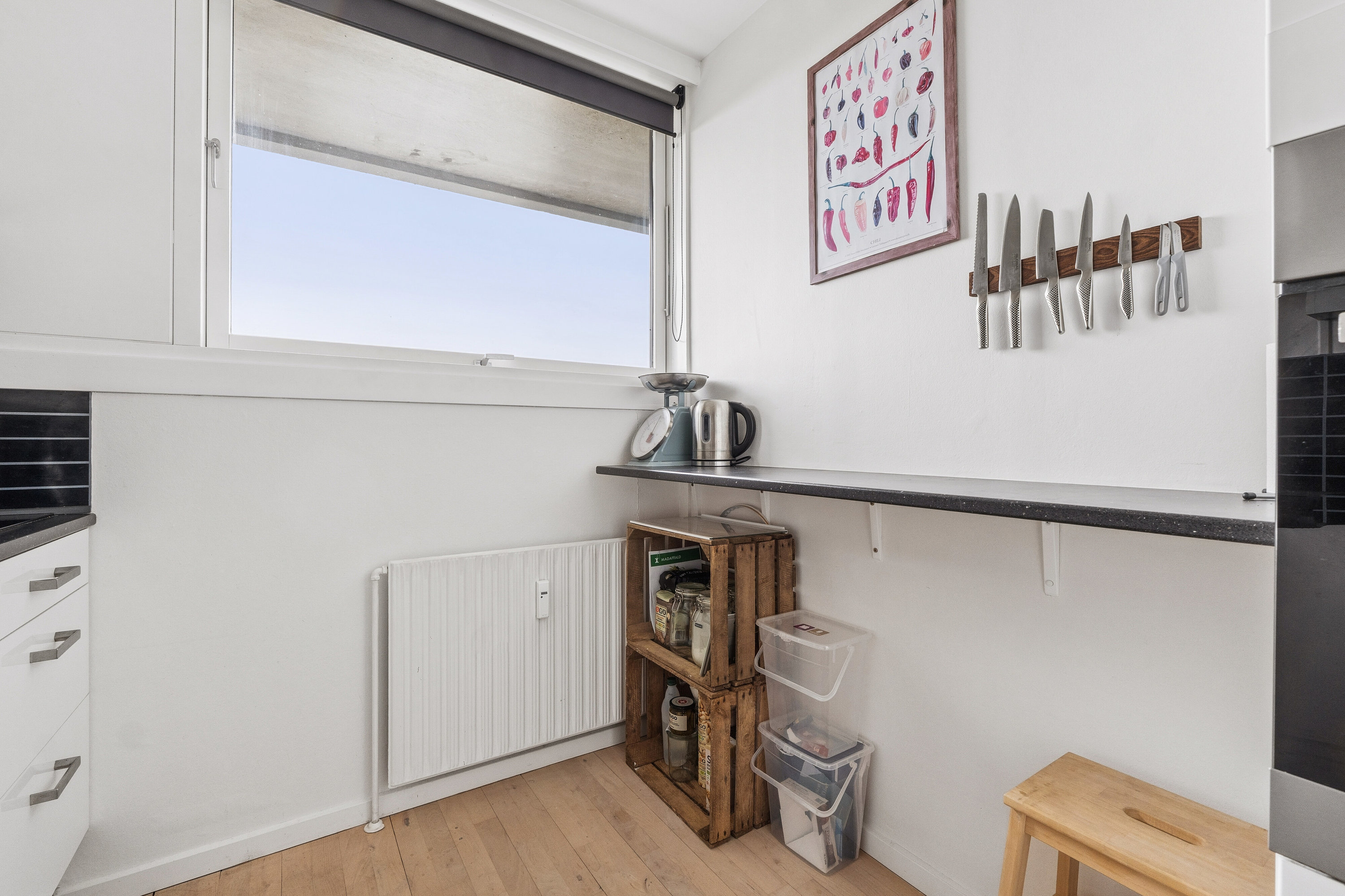 Fremhævet køkken billede i fuldskærmstilstand. Billede af Grøfthøjparken 162, 6. tv., 8260 Viby J