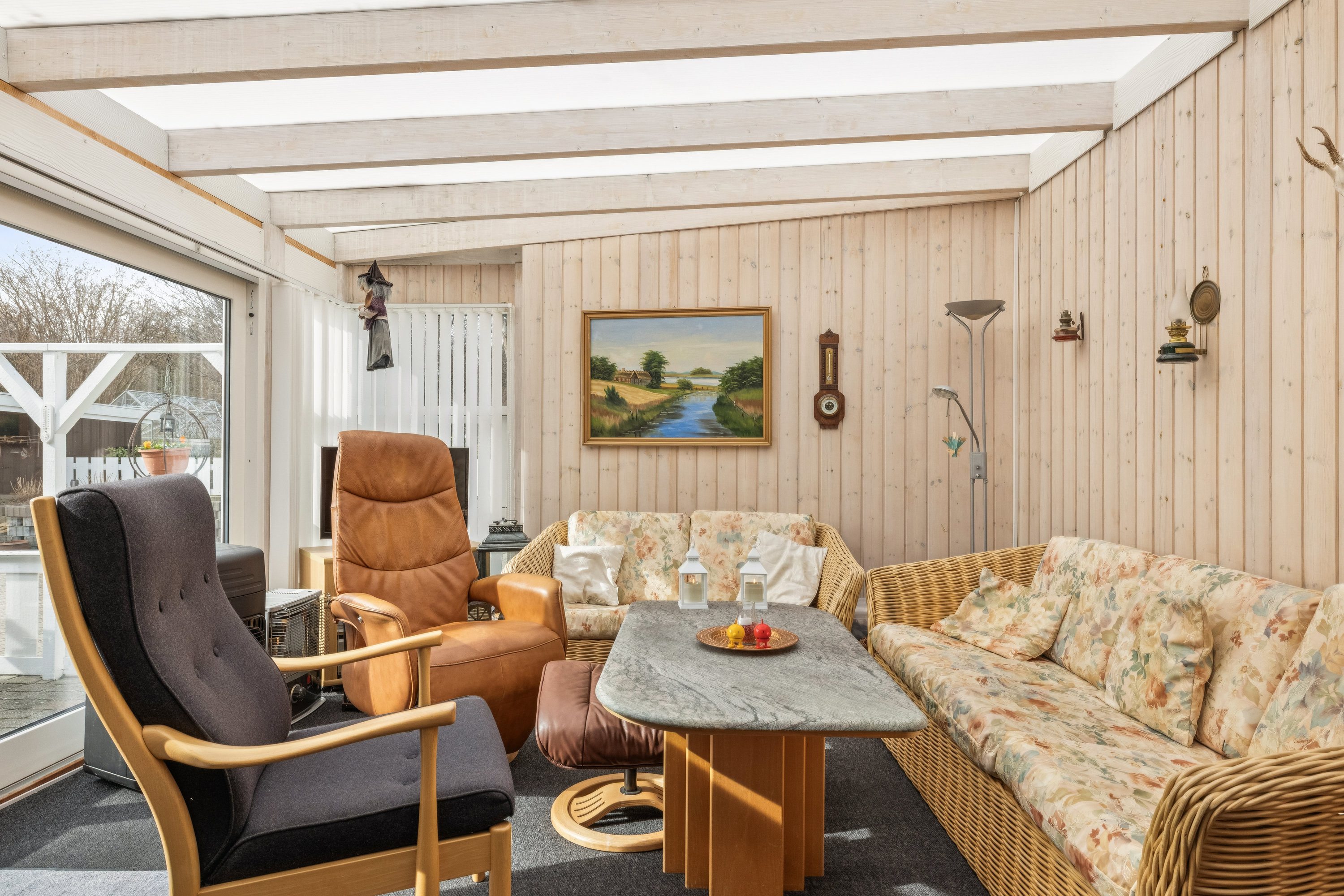 Fremhævet stue billede i fuldskærmstilstand. Billede af Hemmedvej 49, 8585 Glesborg