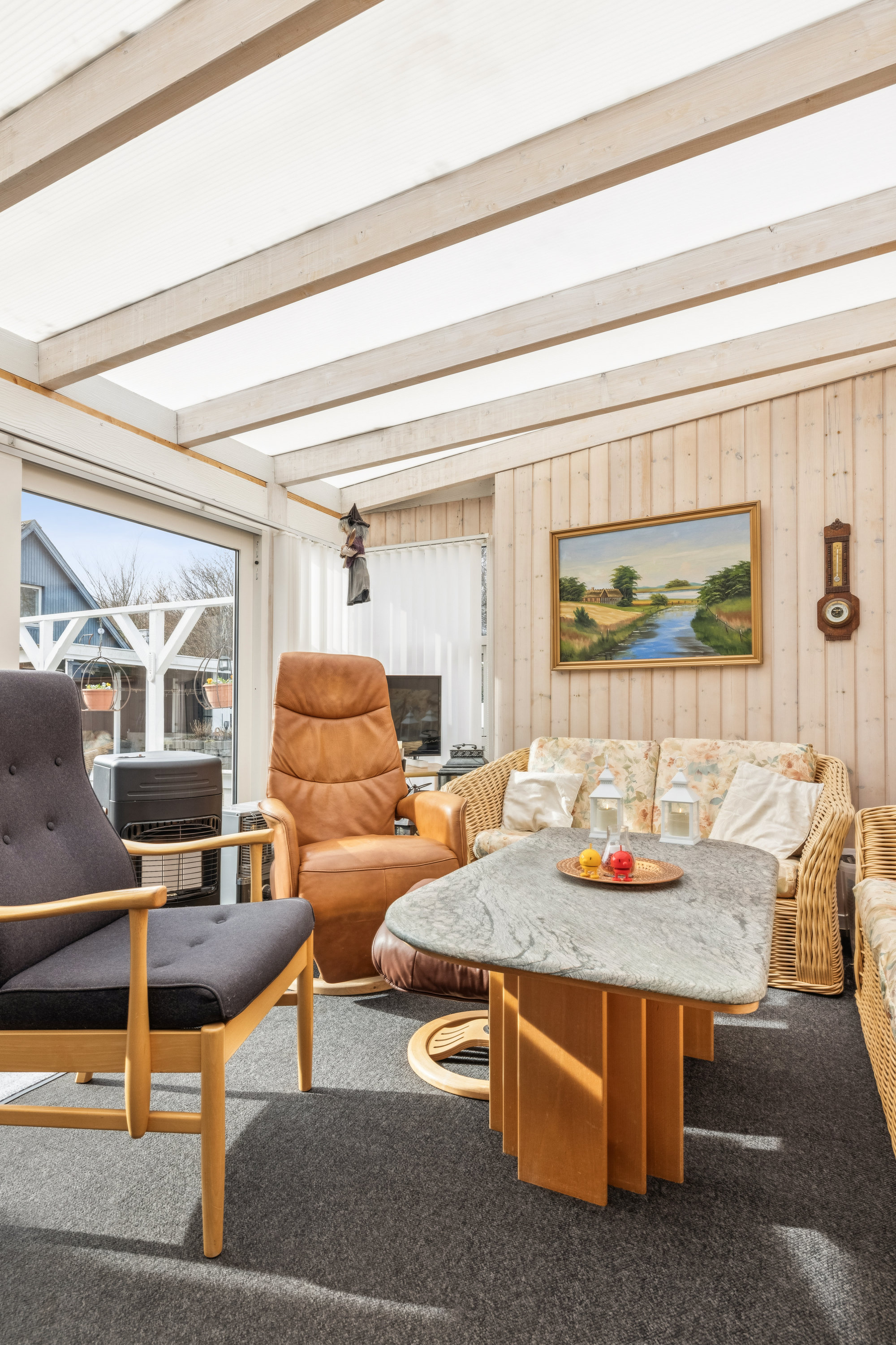 Fremhævet stue billede i fuldskærmstilstand. Billede af Hemmedvej 49, 8585 Glesborg