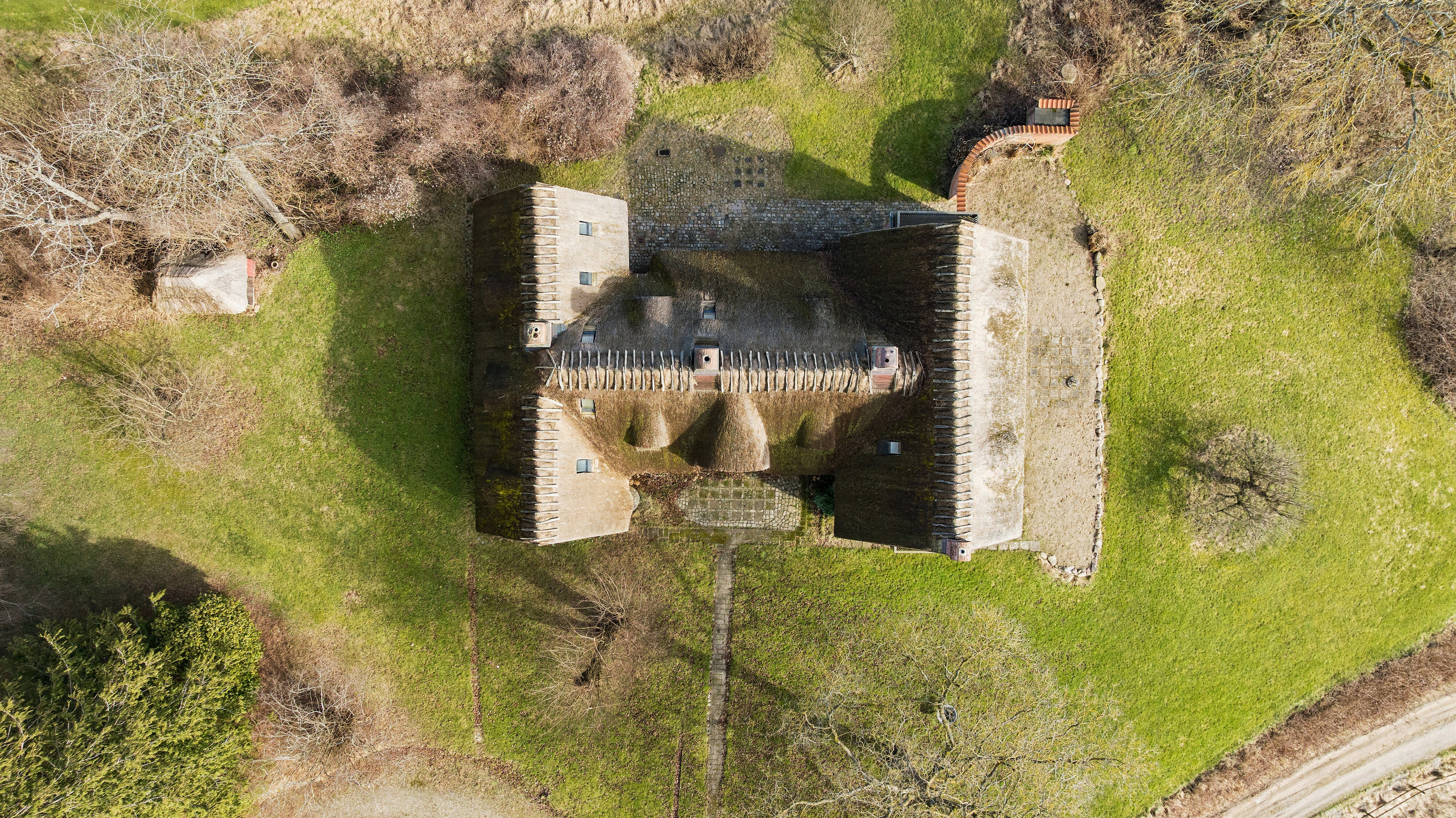 Fremhævet luftfoto billede i fuldskærmstilstand. Billede af Højbjerggårdsvej 63, Øverød, 2840 Holte