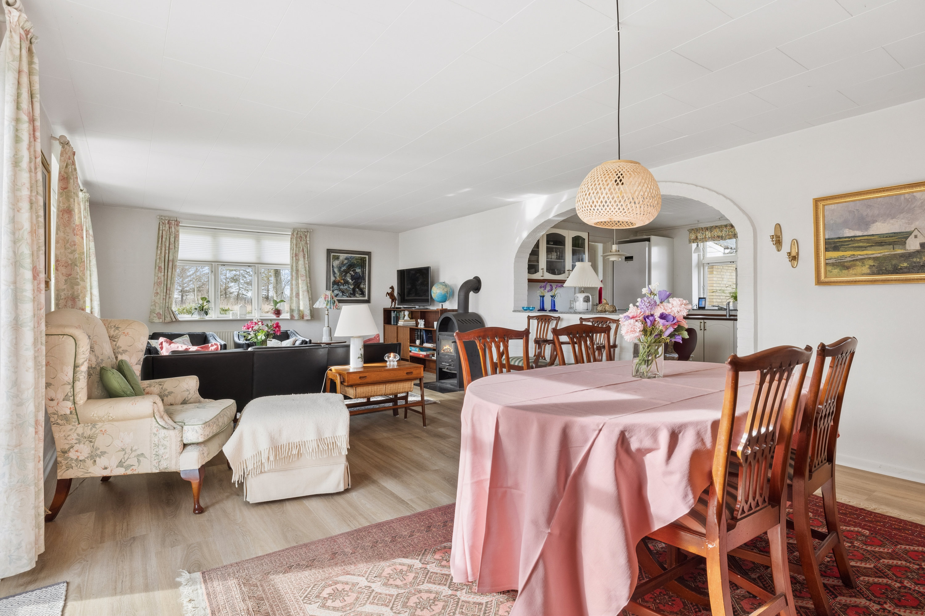 Fremhævet stue billede i fuldskærmstilstand. Billede af Århusvej 178, Lund, 8570 Trustrup