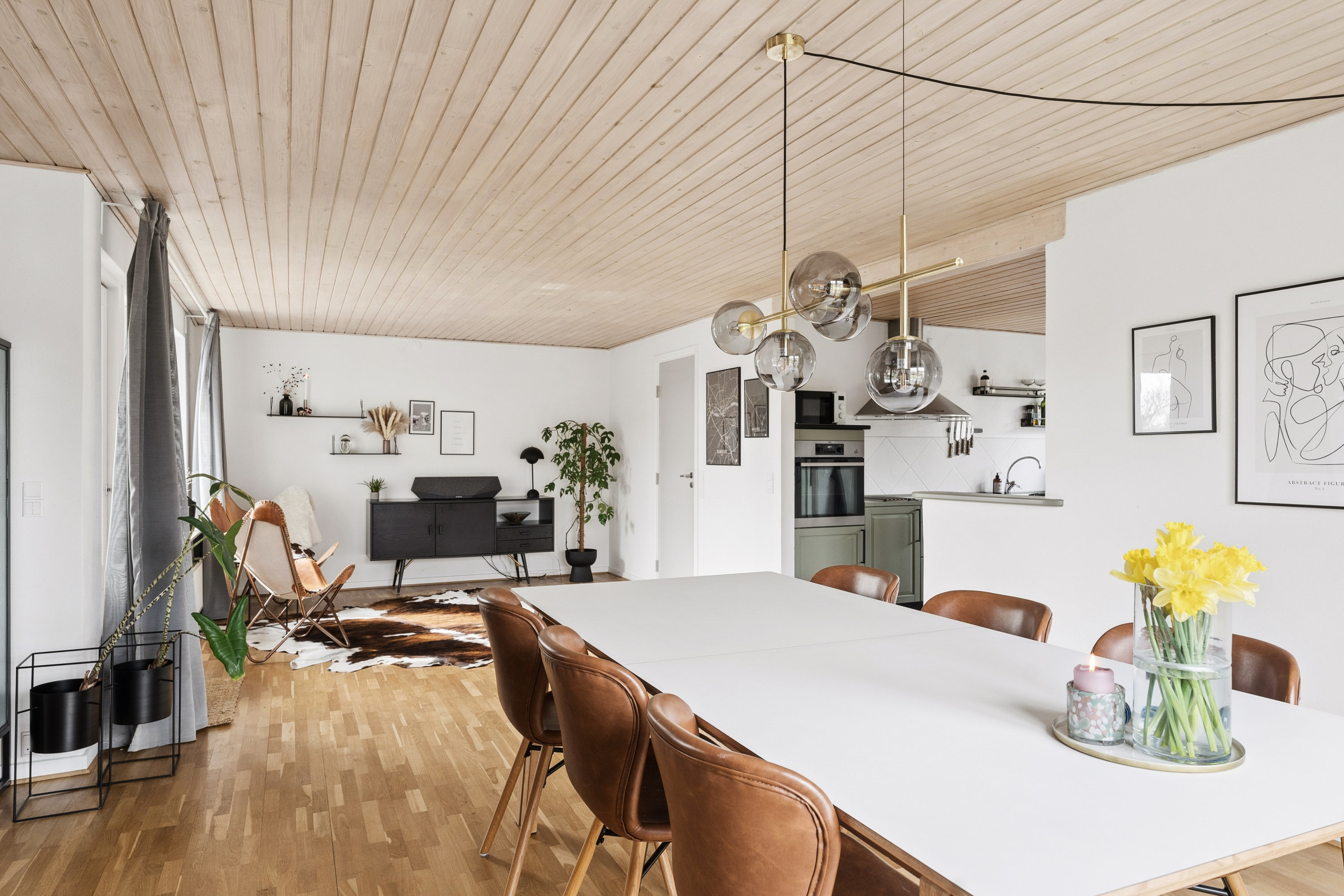 Fremhævet stue billede i fuldskærmstilstand. Billede af Kornagervej 28, 8920 Randers NV