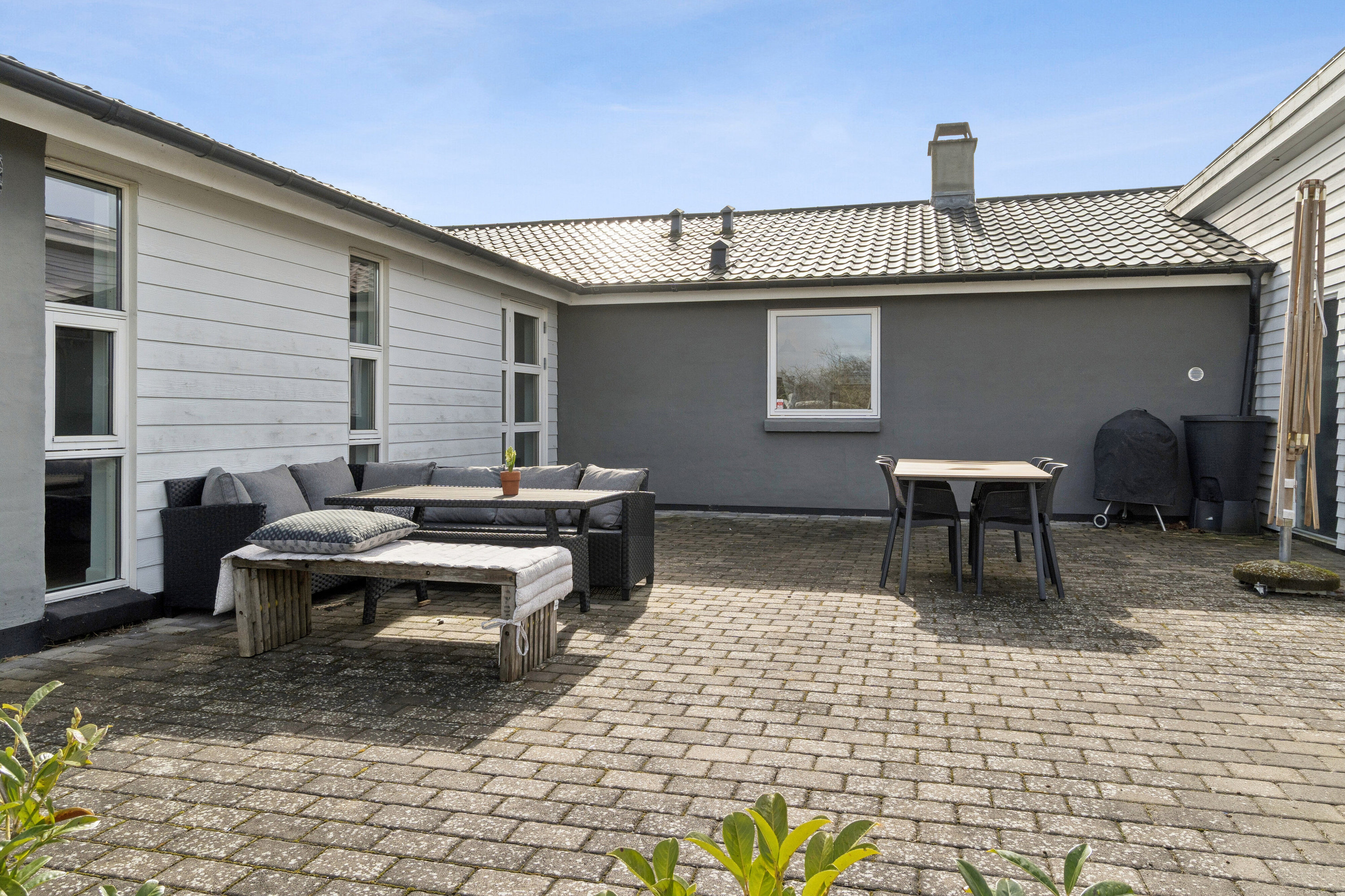 Fremhævet terrasse billede i fuldskærmstilstand. Billede af Bøgevej 14, Fensmark, 4684 Holmegaard