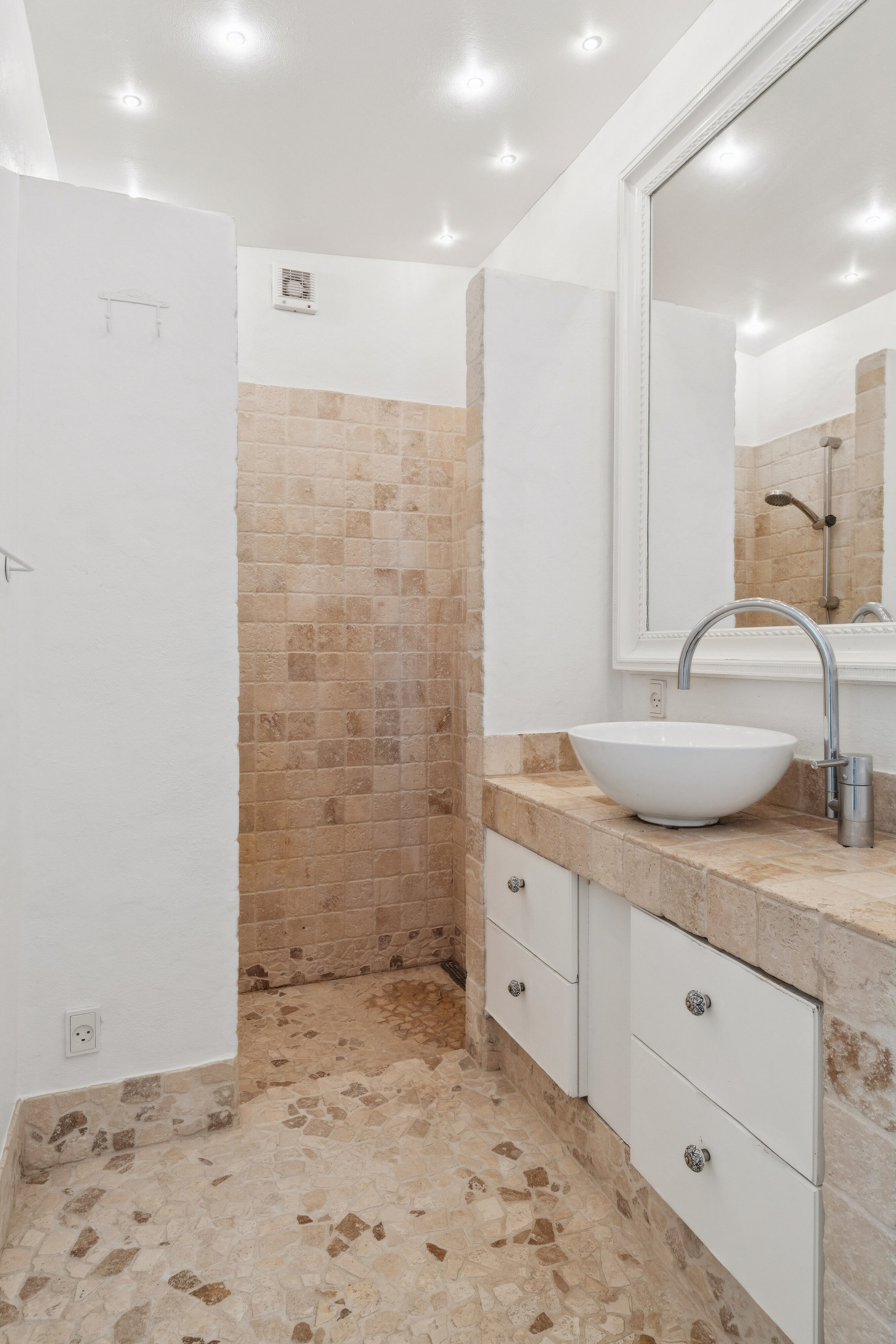 Fremhævet badeværelse billede i fuldskærmstilstand. Billede af Bøgevej 14, Fensmark, 4684 Holmegaard