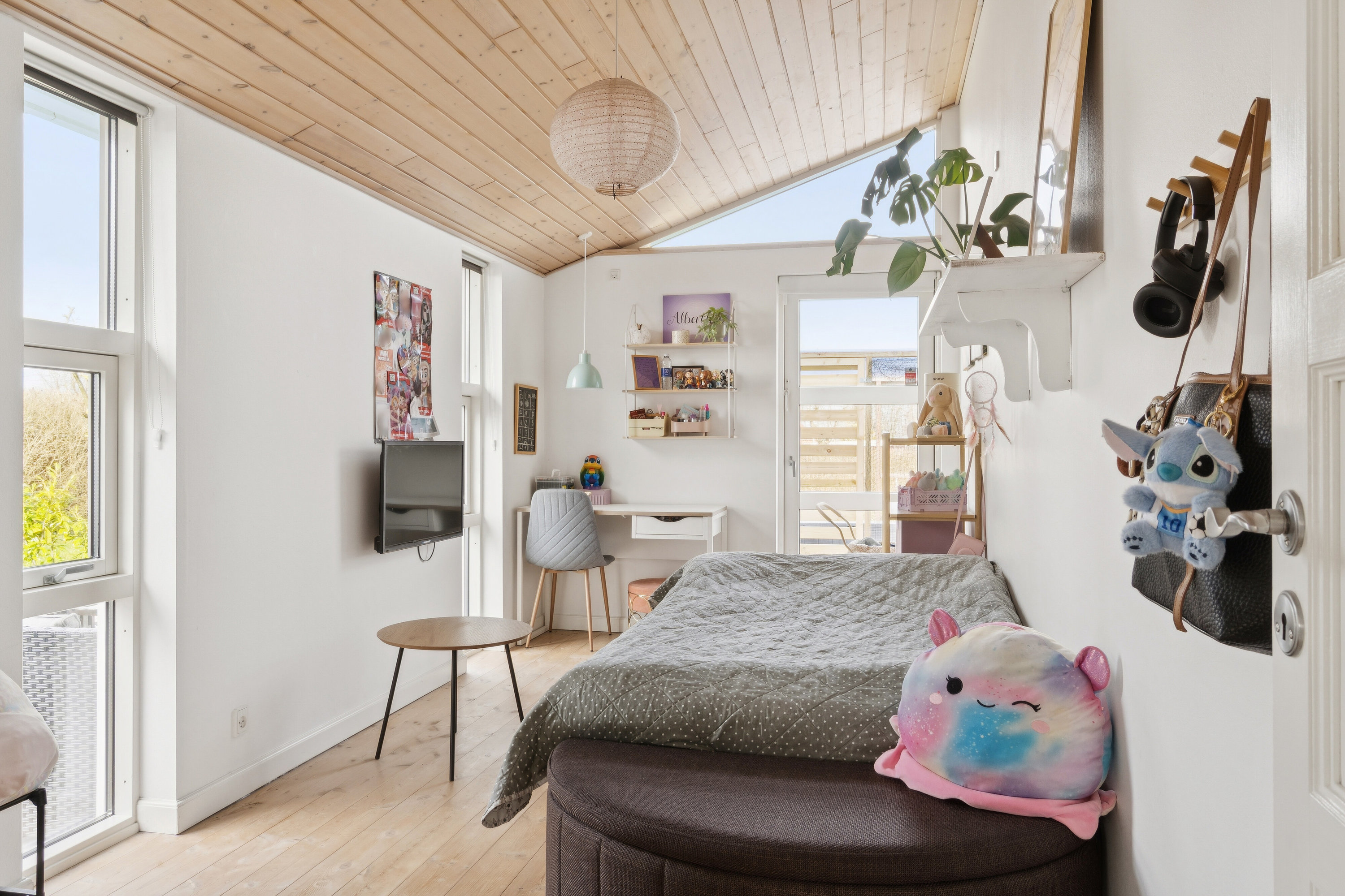 Fremhævet soveværelse billede i fuldskærmstilstand. Billede af Bøgevej 14, Fensmark, 4684 Holmegaard