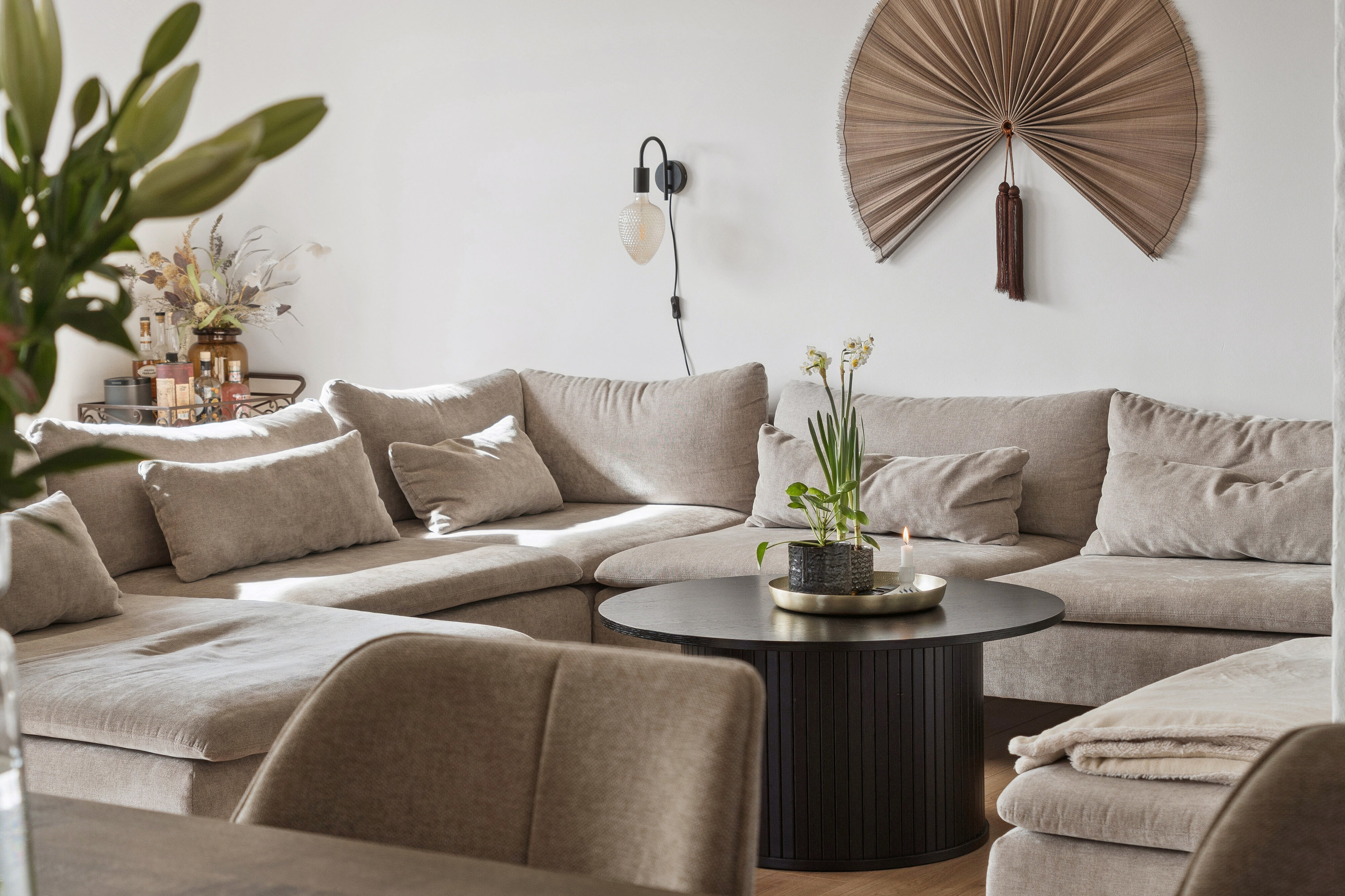 Fremhævet stue billede i fuldskærmstilstand. Billede af Bøgevej 14, Fensmark, 4684 Holmegaard