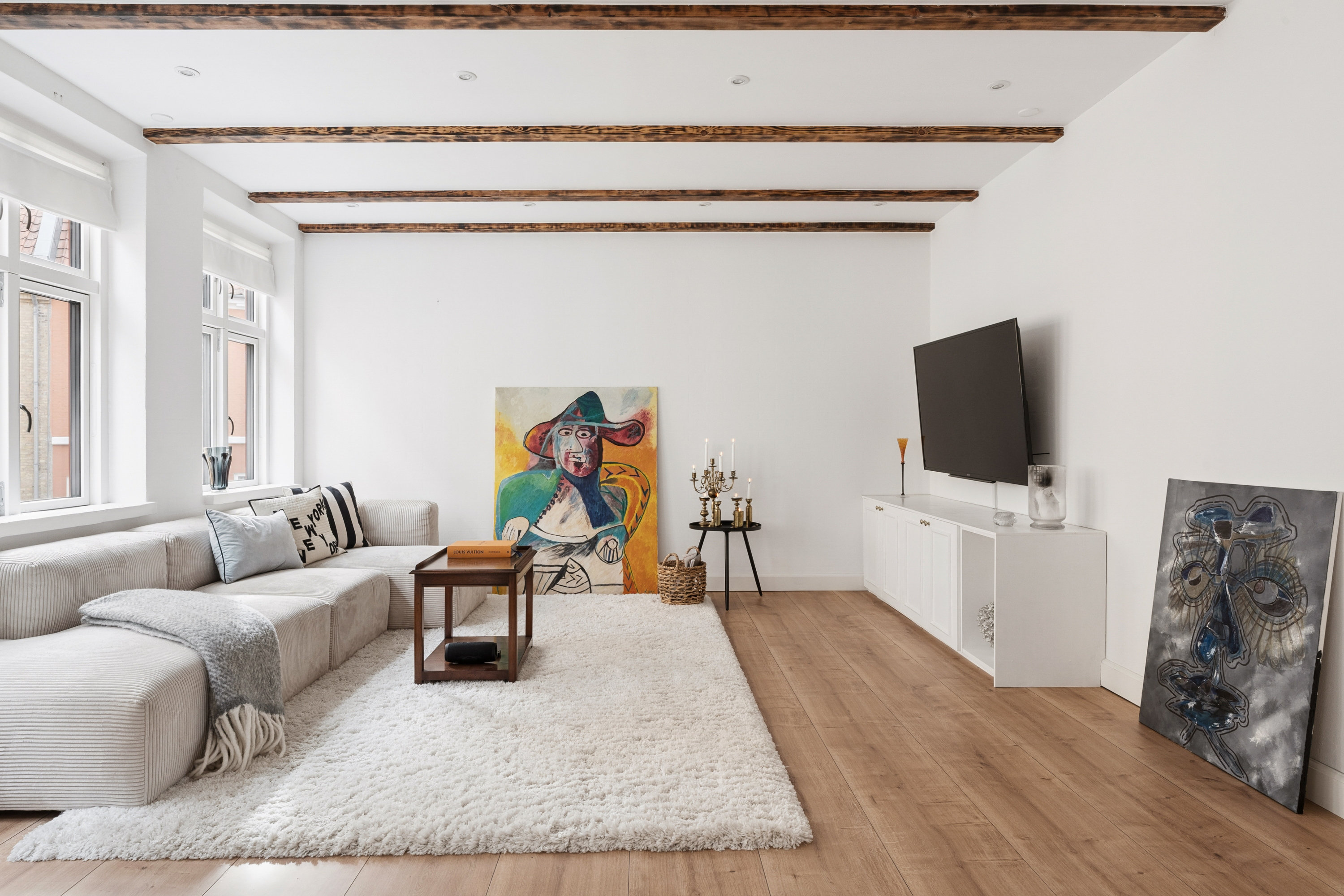 Fremhævet stue billede i fuldskærmstilstand. Billede af Østergravensgade 12, 1. th., 9000 Aalborg