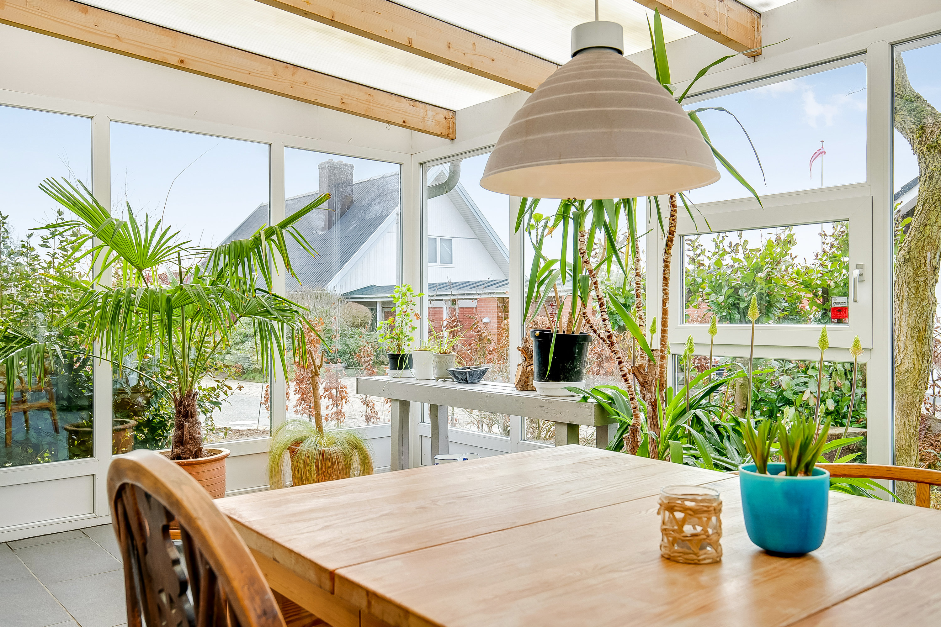 Fremhævet udestue billede i fuldskærmstilstand. Billede af Augustvænget 20, Bramdrupdam, 6000 Kolding