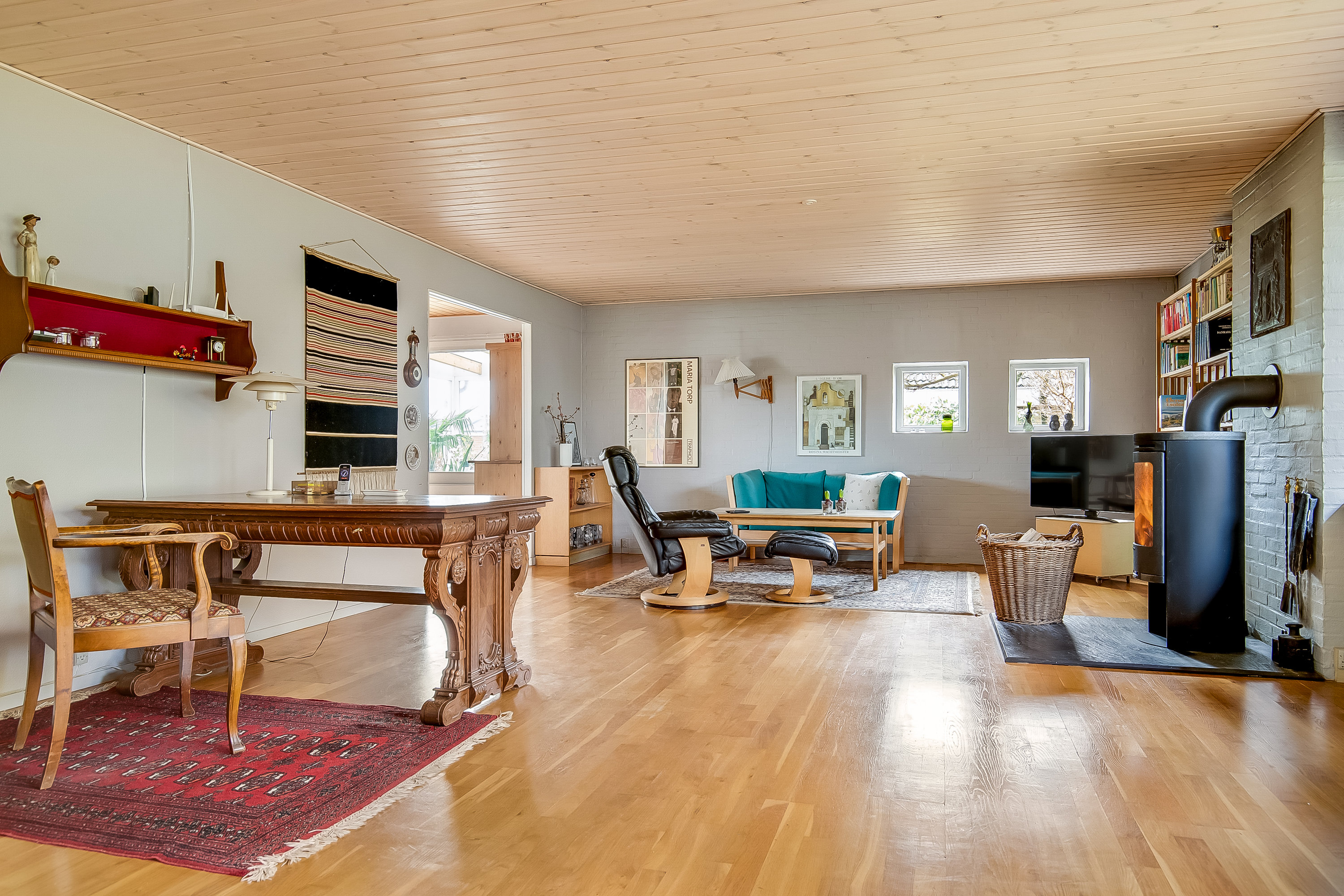 Fremhævet stue billede i fuldskærmstilstand. Billede af Augustvænget 20, Bramdrupdam, 6000 Kolding