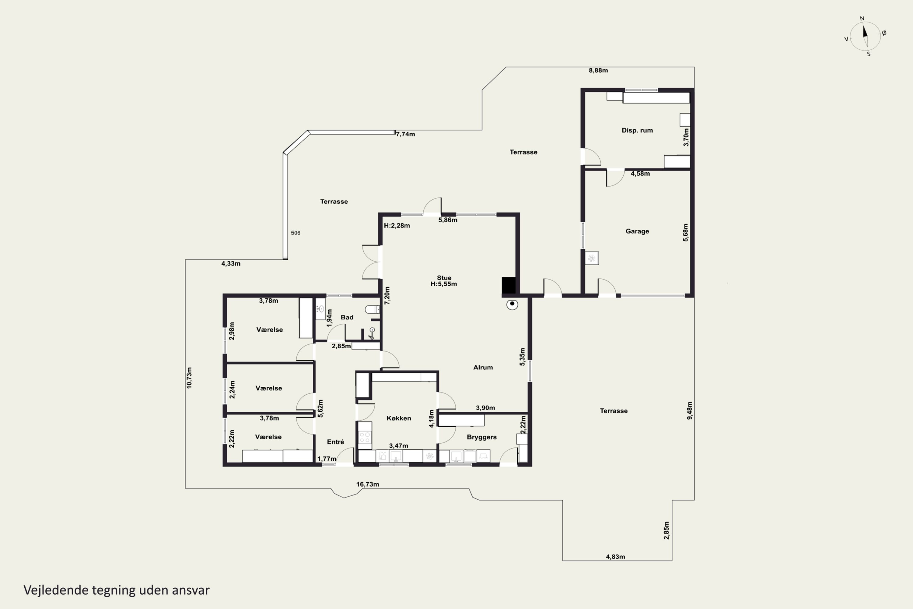 Plantegninger billede af Muskatvænget 9, 5772 Kværndrup