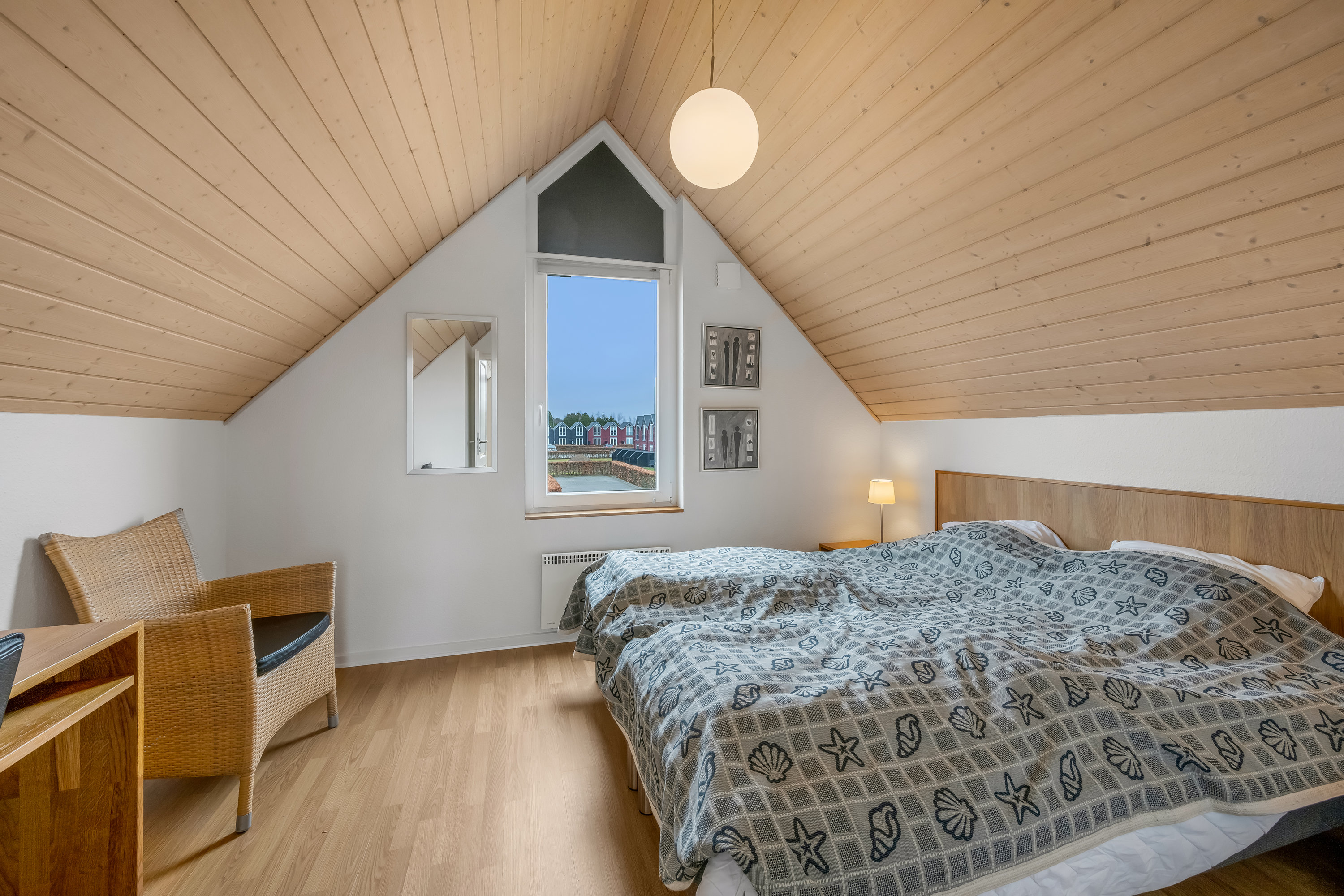 Fremhævet soveværelse billede i fuldskærmstilstand. Billede af Lønne Feriepark 132F, Lønne, 6830 Nørre Nebel