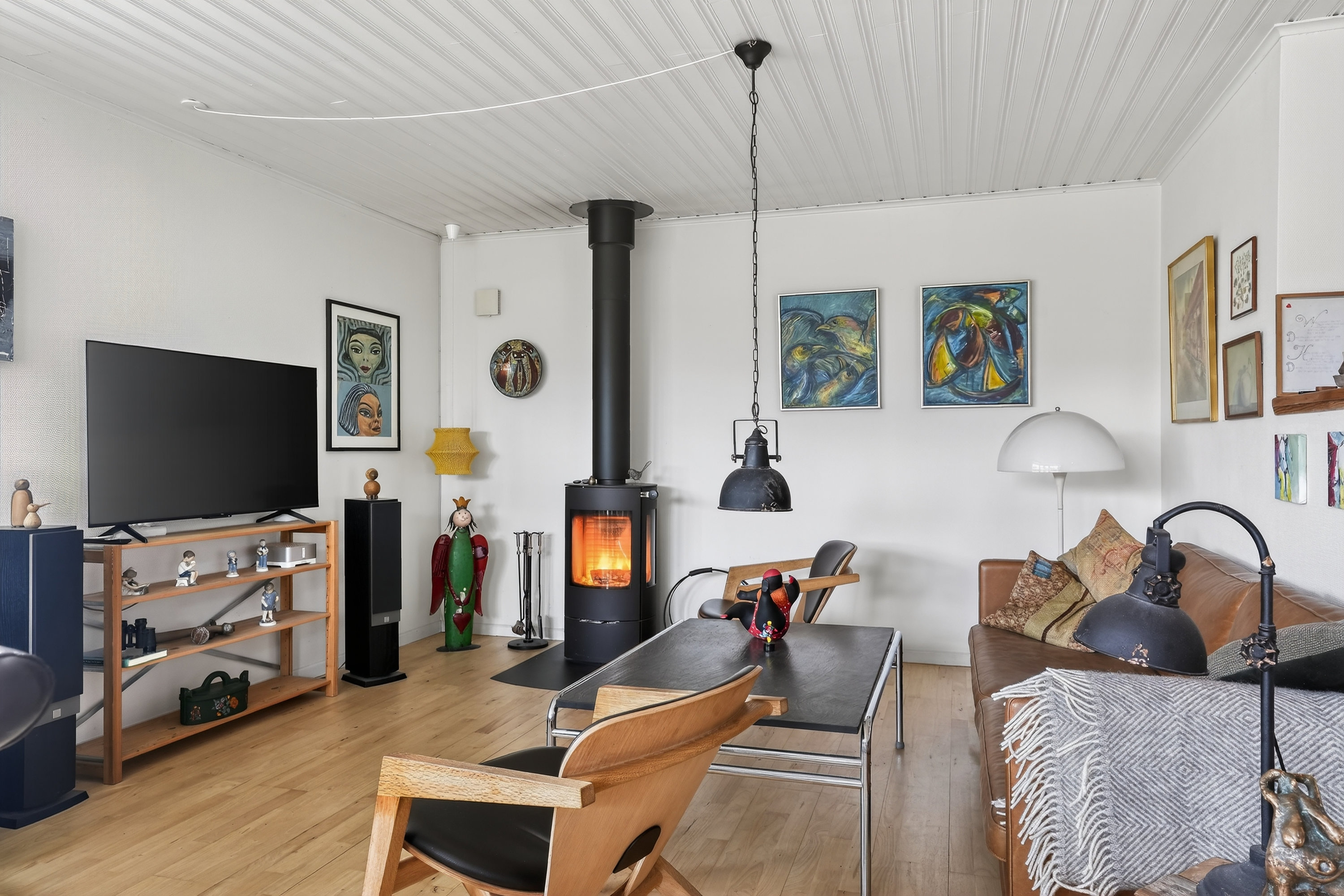 Fremhævet stue billede i fuldskærmstilstand. Billede af Fejøvej 23, 4500 Nykøbing Sj