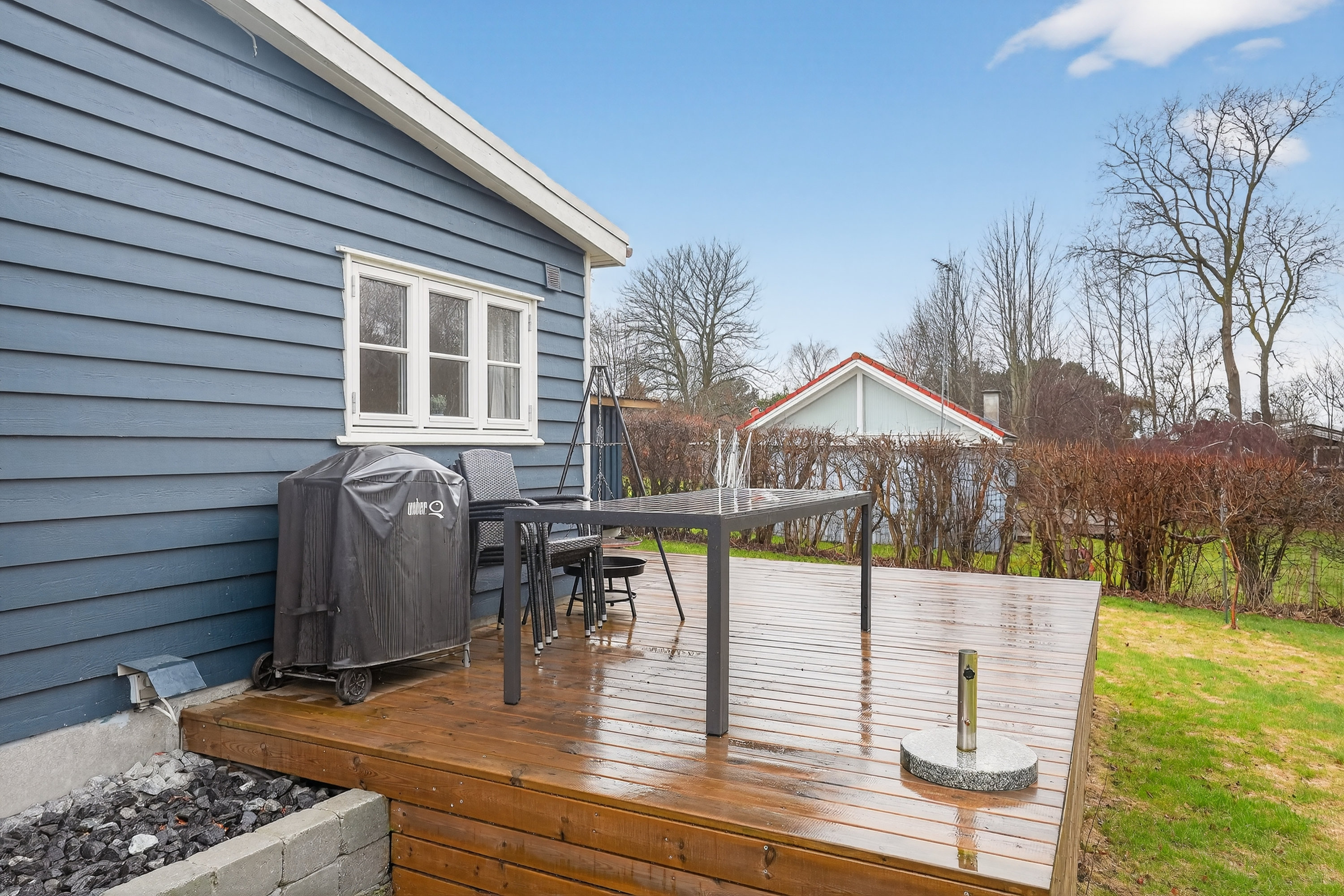 Fremhævet terrasse billede i fuldskærmstilstand. Billede af Sønderdalen 2, Nyrup, 4500 Nykøbing Sj