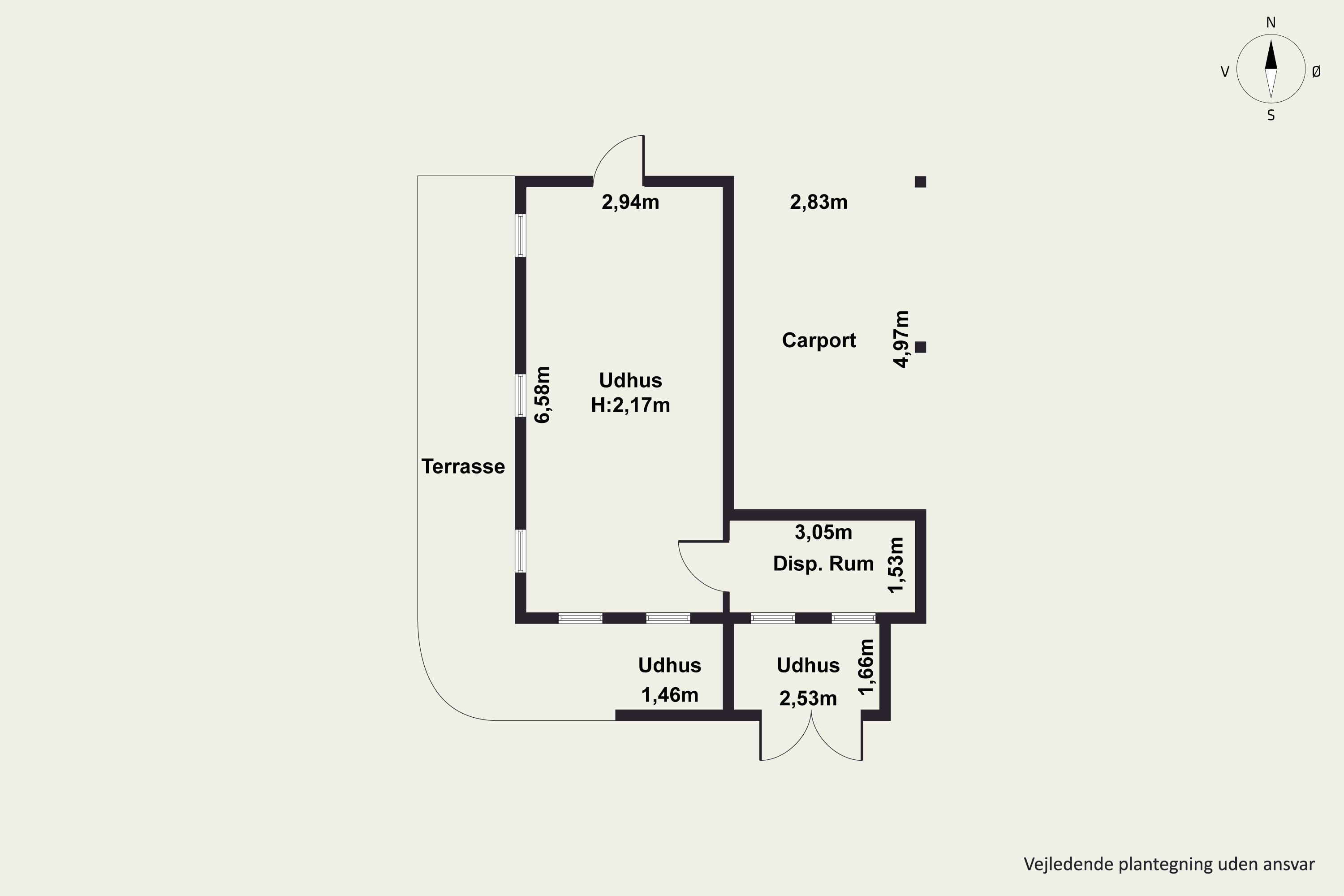 Plantegninger billede af Mortensensvej 17, 8963 Auning