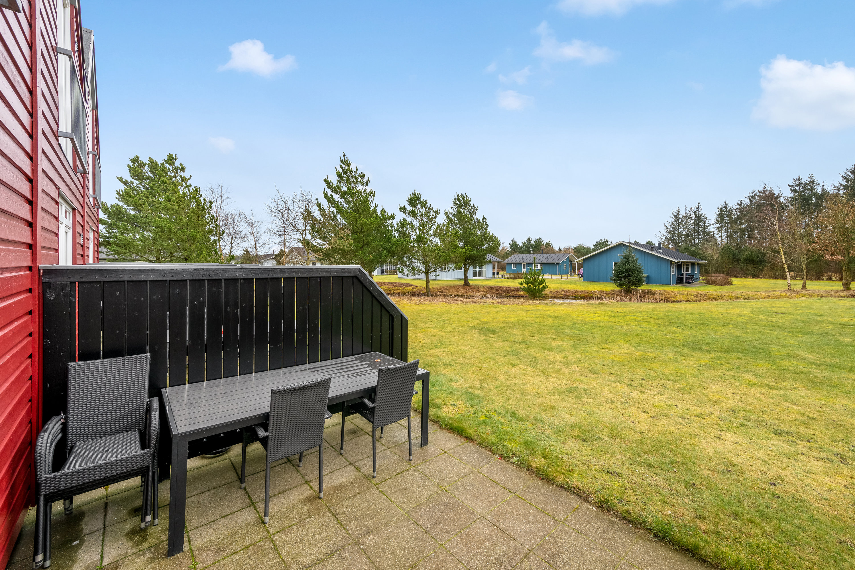 Fremhævet terrasse billede i fuldskærmstilstand. Billede af Lønne Feriepark 132F, Lønne, 6830 Nørre Nebel