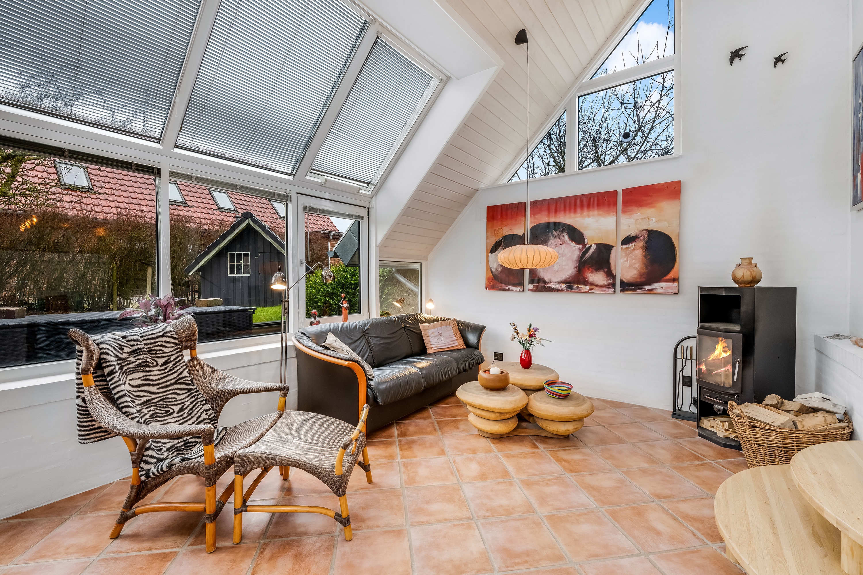 Fremhævet stue billede i fuldskærmstilstand. Billede af Kernevej 35, Højmark, 6940 Lem St