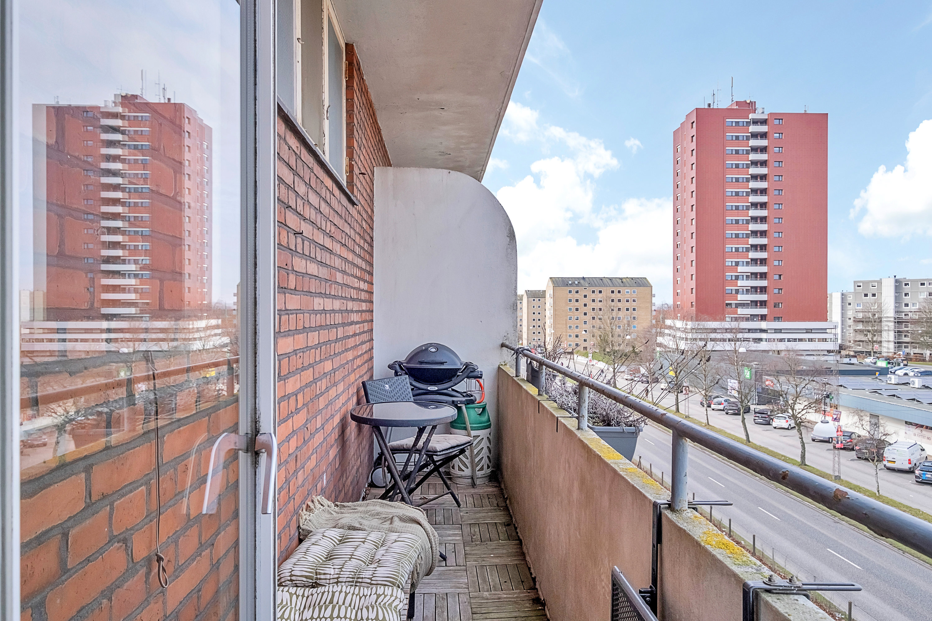 Fremhævet altan billede i fuldskærmstilstand. Billede af Skanderborgvej 1, 3. tv., 8000 Aarhus C