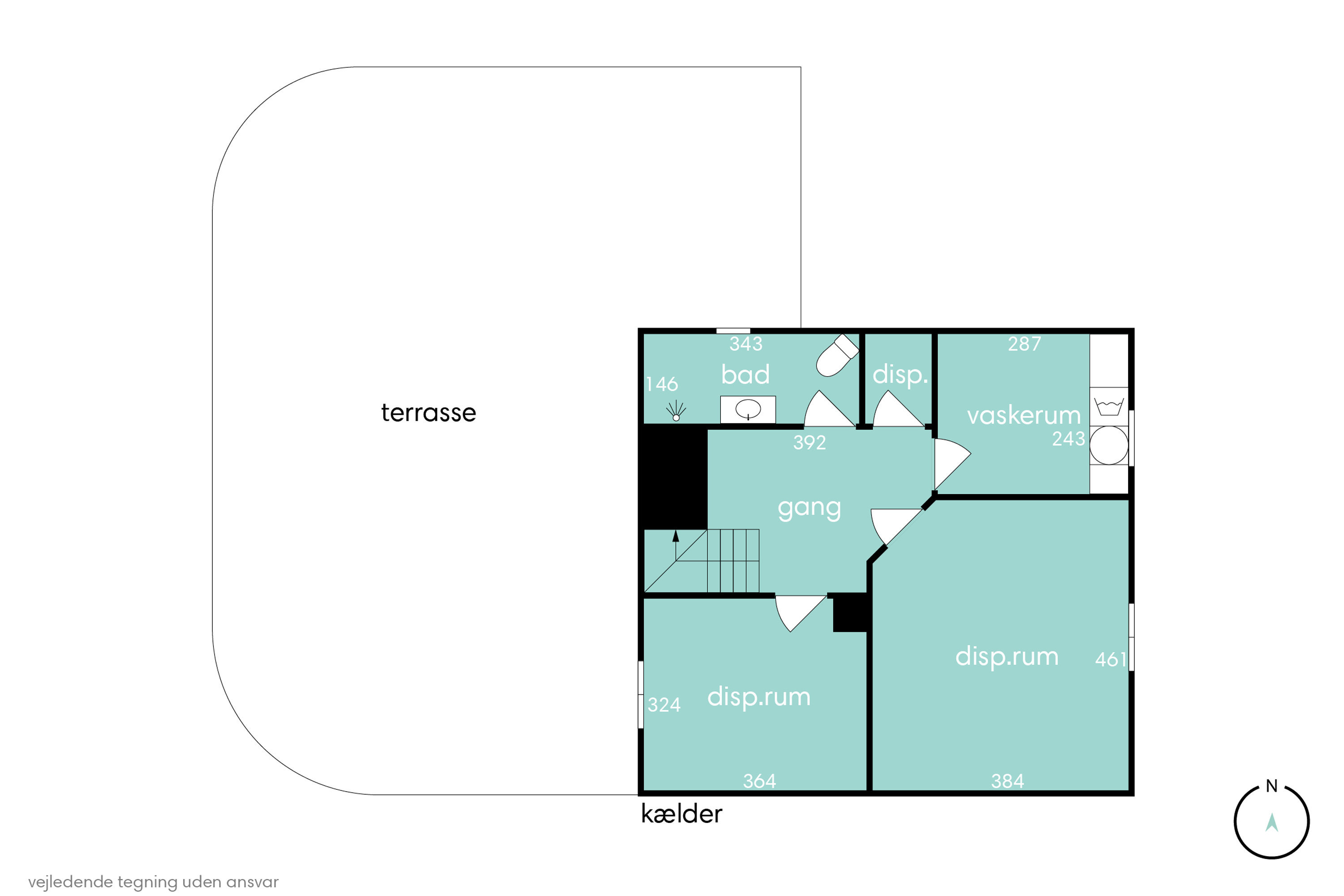 Plantegninger billede af Tørholmsvej 45, 9800 Hjørring