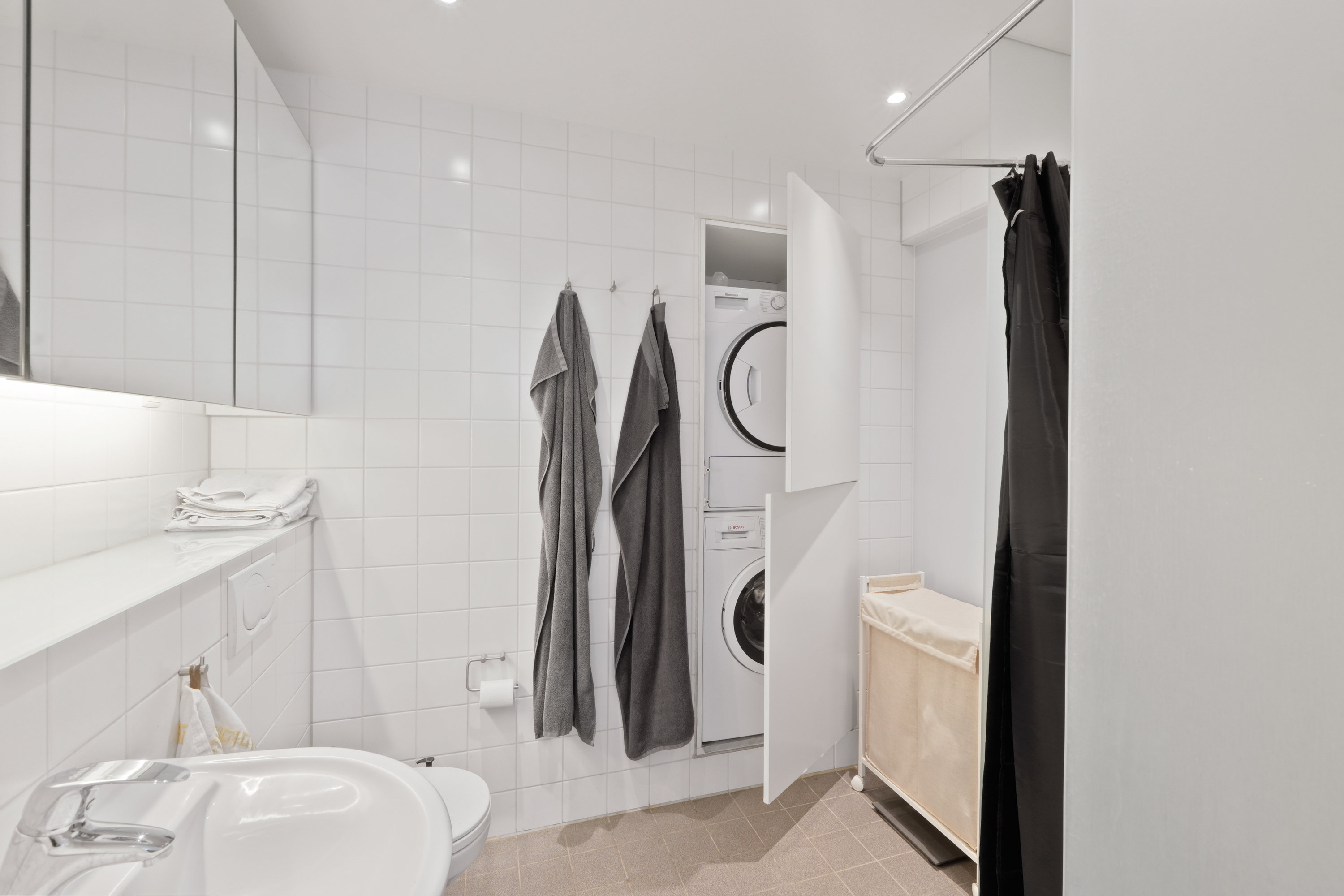 Fremhævet badeværelse billede i fuldskærmstilstand. Billede af Ørestads Boulevard 59A, 4. 405., 2300 København S