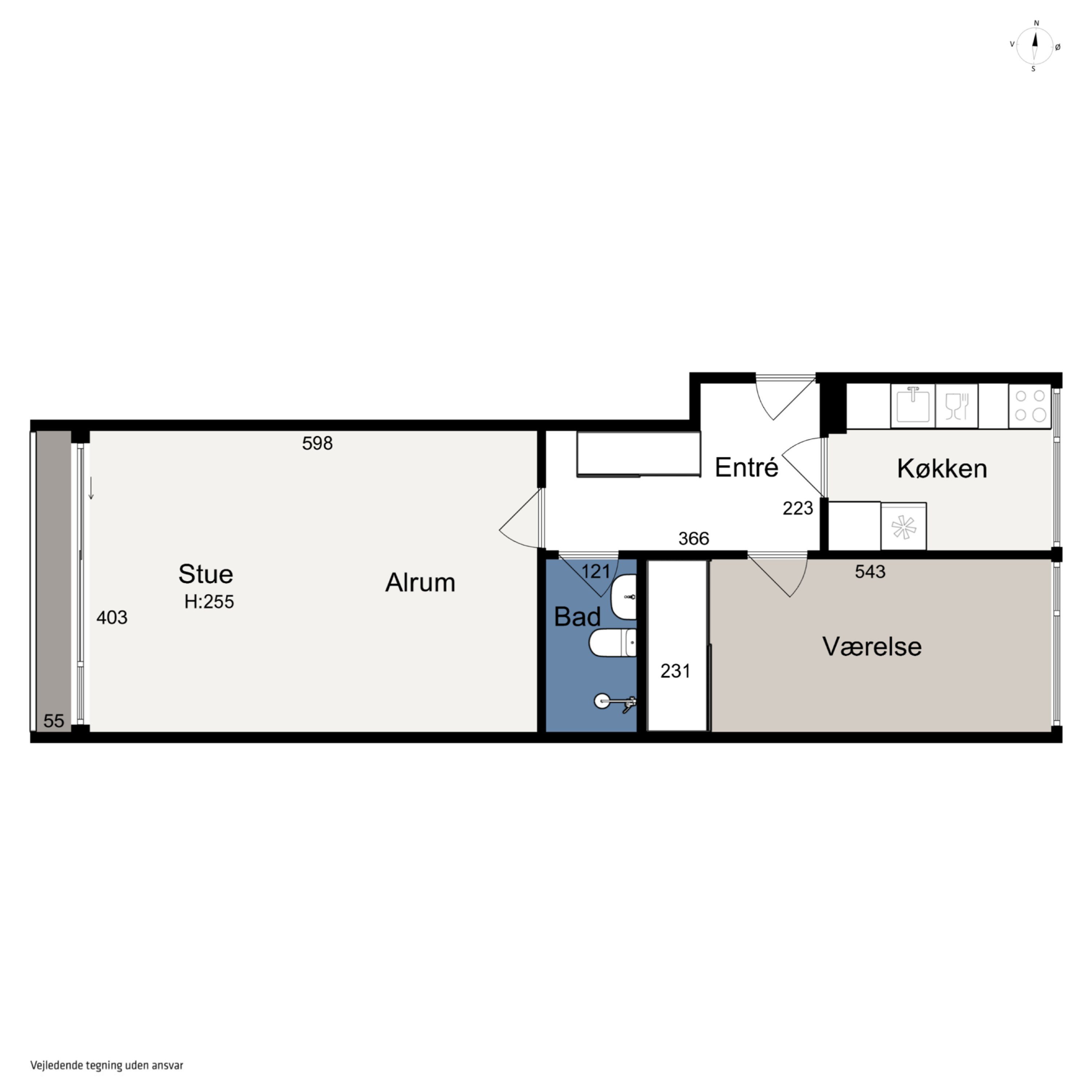 Plantegninger billede af Grøfthøjparken 162, 6. tv., 8260 Viby J