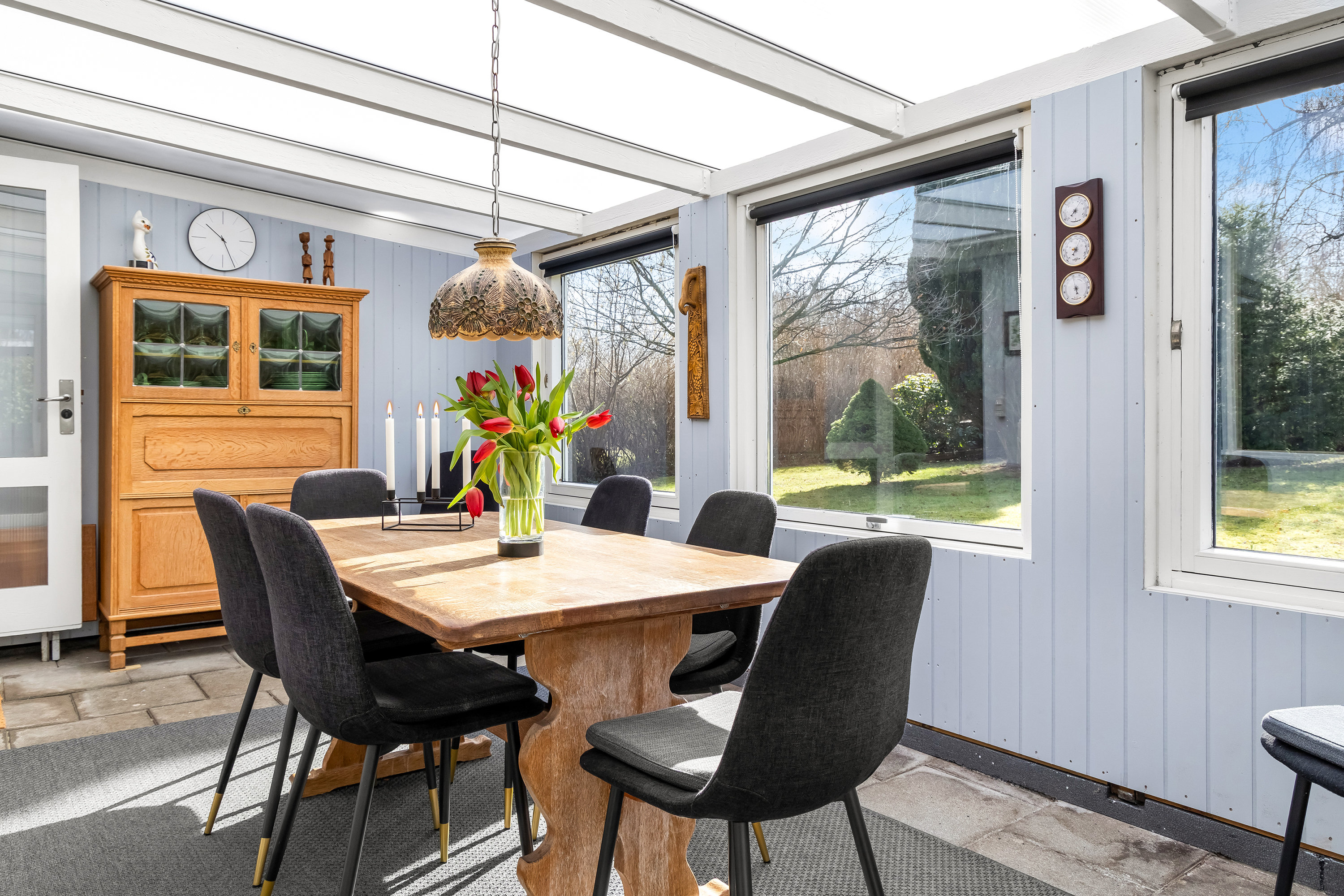Fremhævet udestue billede i fuldskærmstilstand. Billede af Hvilehøj Sidevej 13, Dalby Huse, 3630 Jægerspris