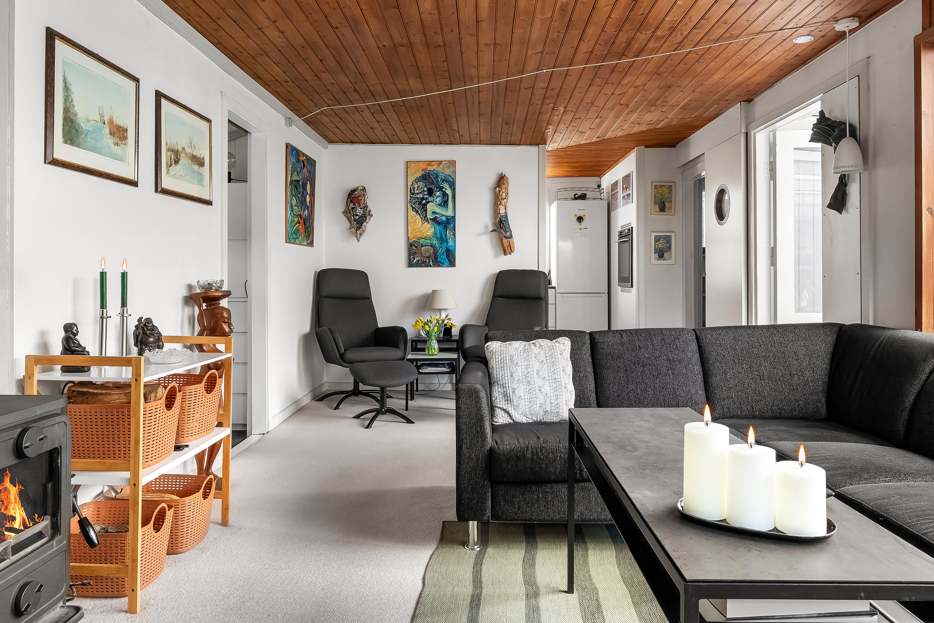 Fremhævet stue billede i fuldskærmstilstand. Billede af Hvilehøj Sidevej 13, Dalby Huse, 3630 Jægerspris