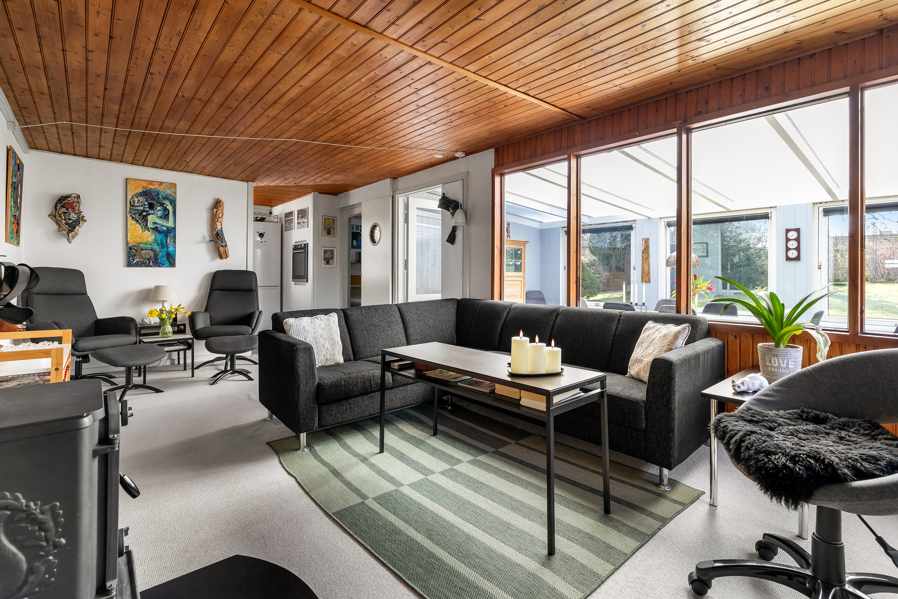 Fremhævet stue billede i fuldskærmstilstand. Billede af Hvilehøj Sidevej 13, Dalby Huse, 3630 Jægerspris