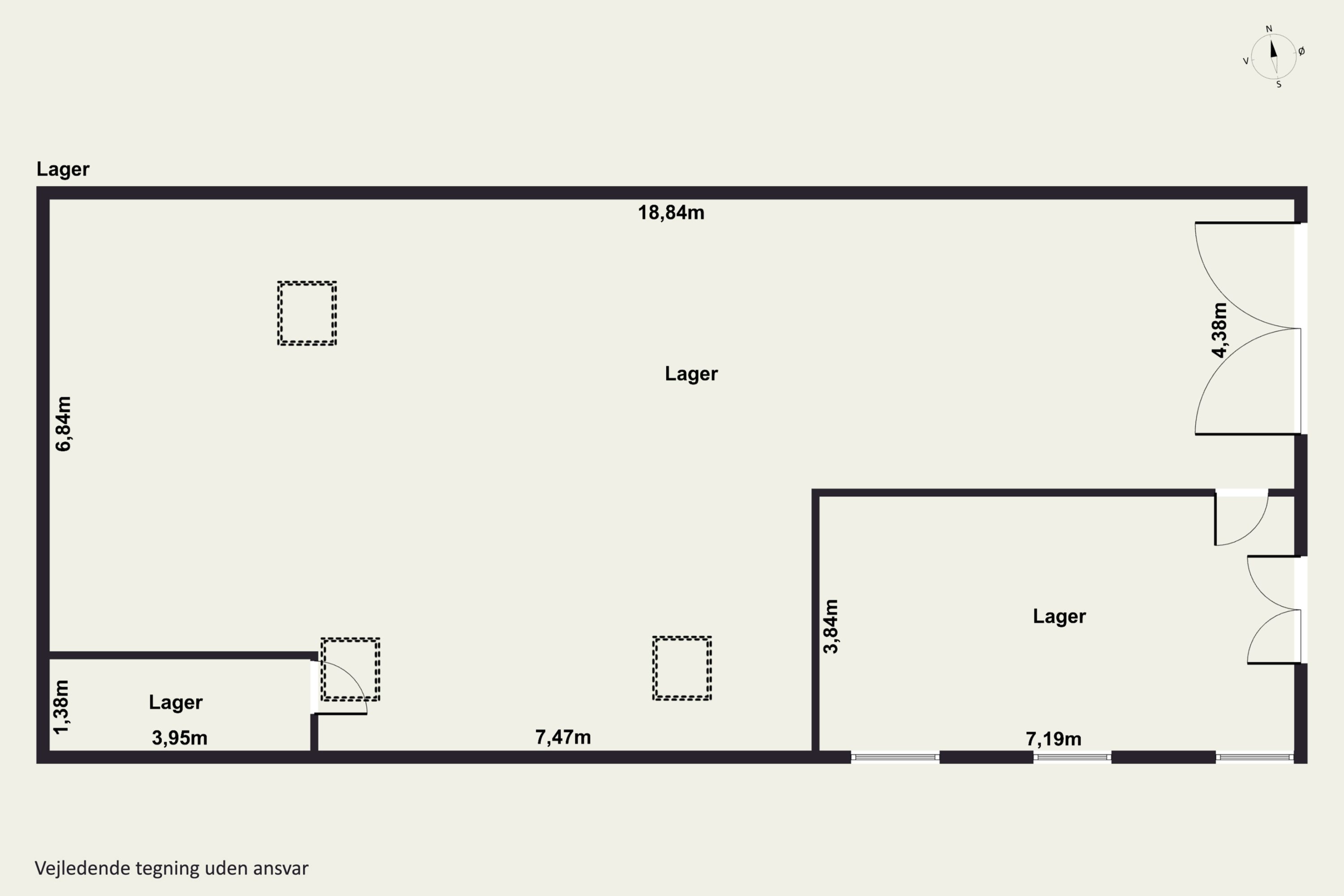 Plantegninger billede af Solbakkevej 12, 5874 Hesselager