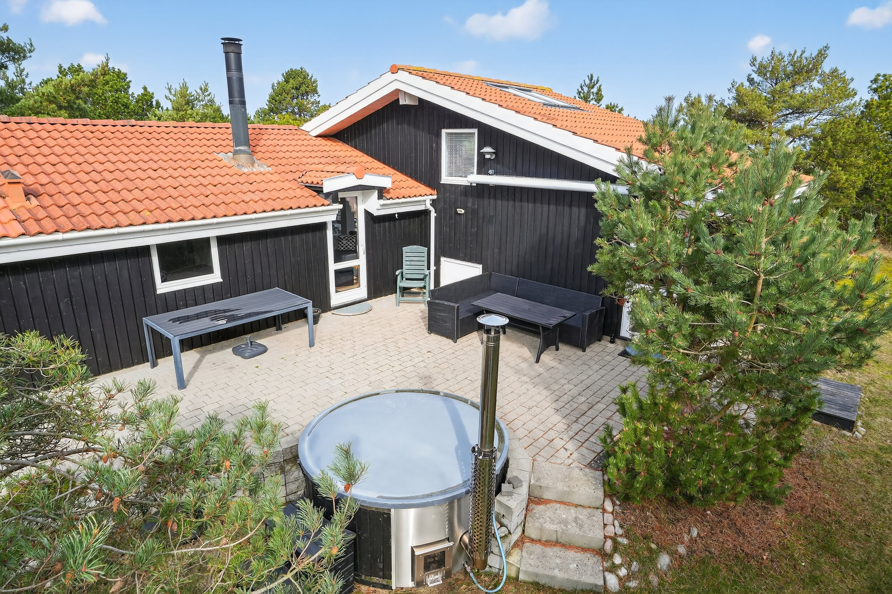 Fremhævet terrasse billede i fuldskærmstilstand. Billede af Klitrosevej 24, Yderby Lyng, 4583 Sjællands Odde