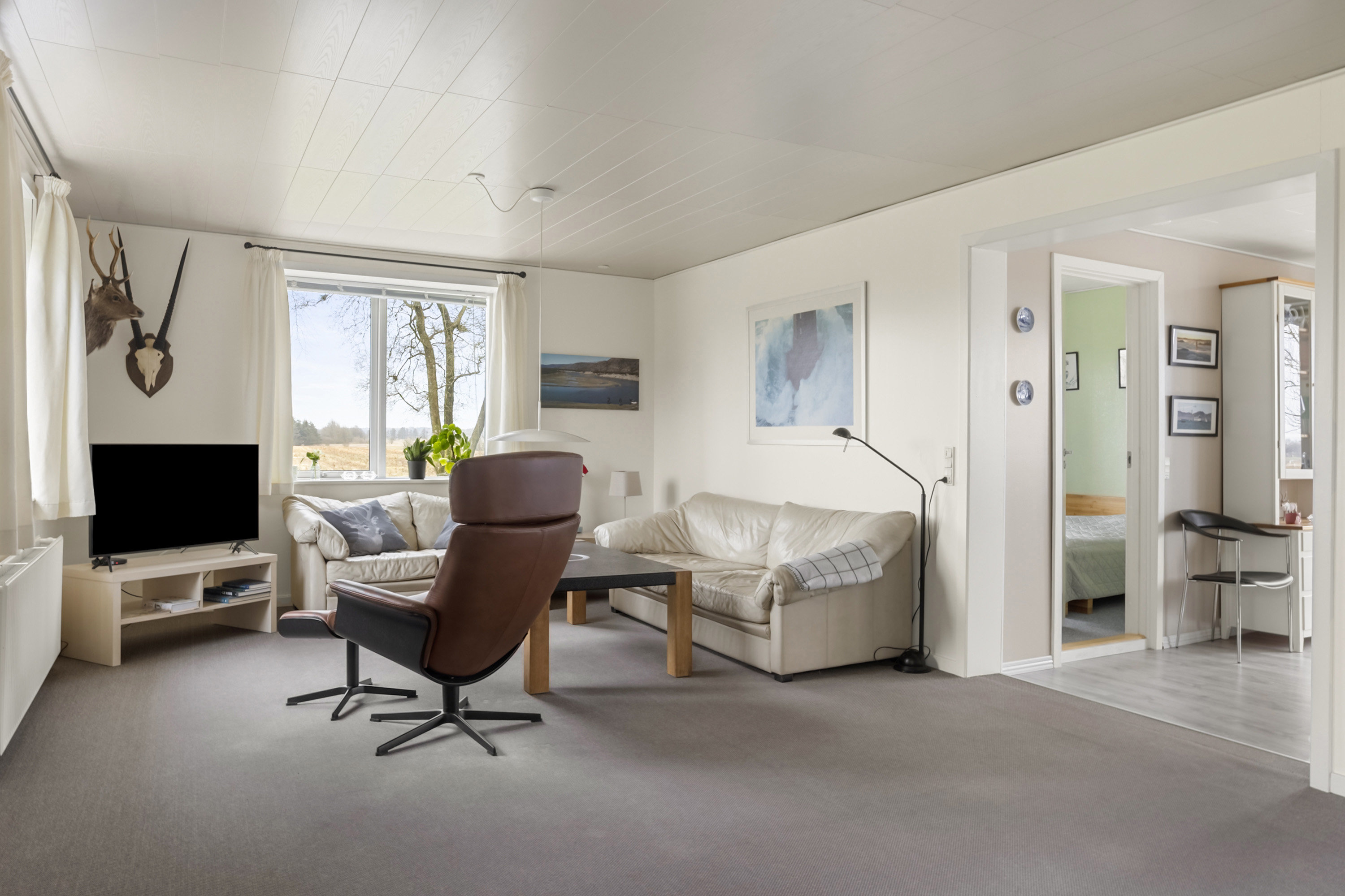 Fremhævet stue billede i fuldskærmstilstand. Billede af Klostergade 16, 6622 Bække