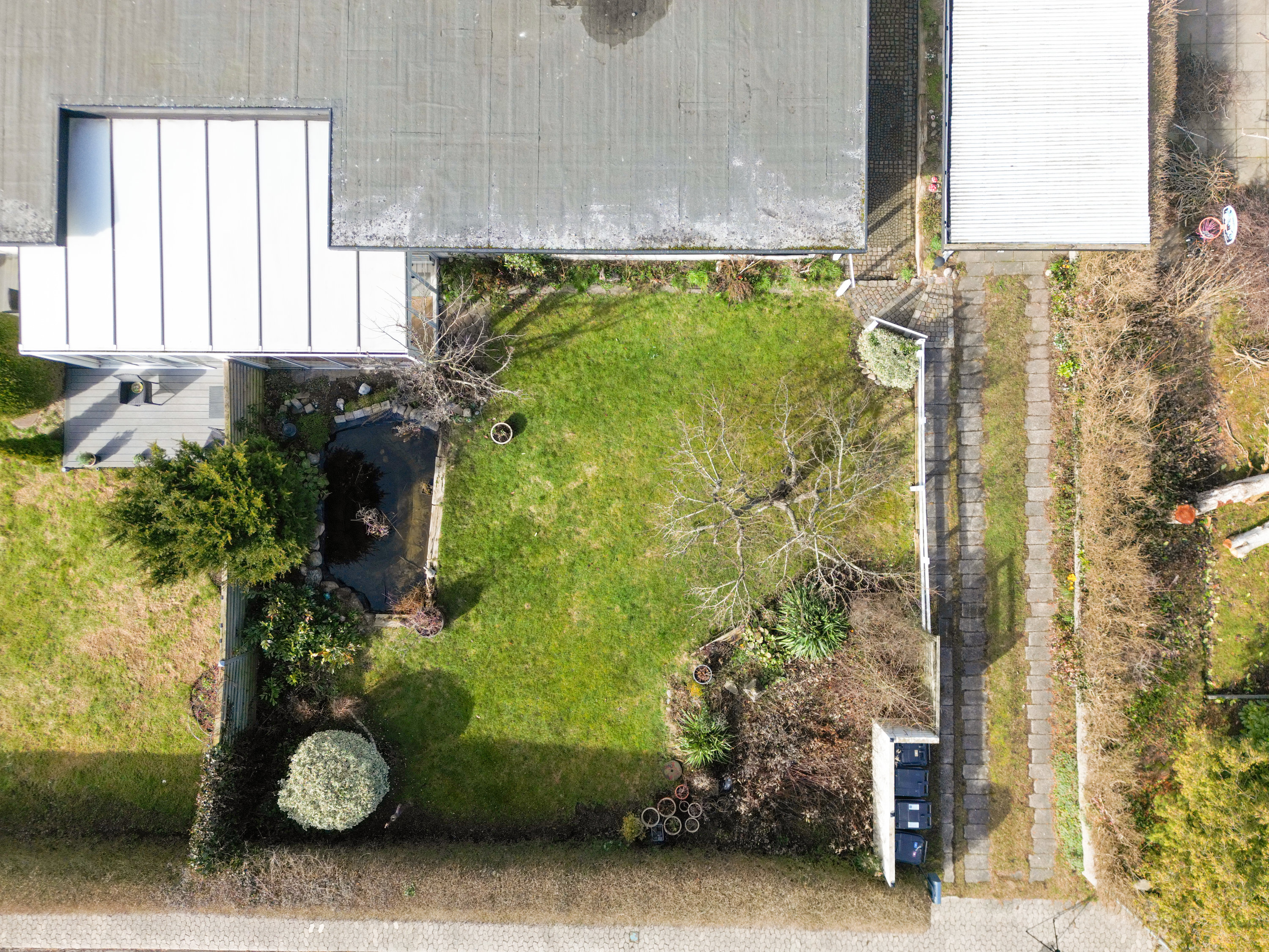 Fremhævet luftfoto billede i fuldskærmstilstand. Billede af Lerholmvej 12, 2750 Ballerup