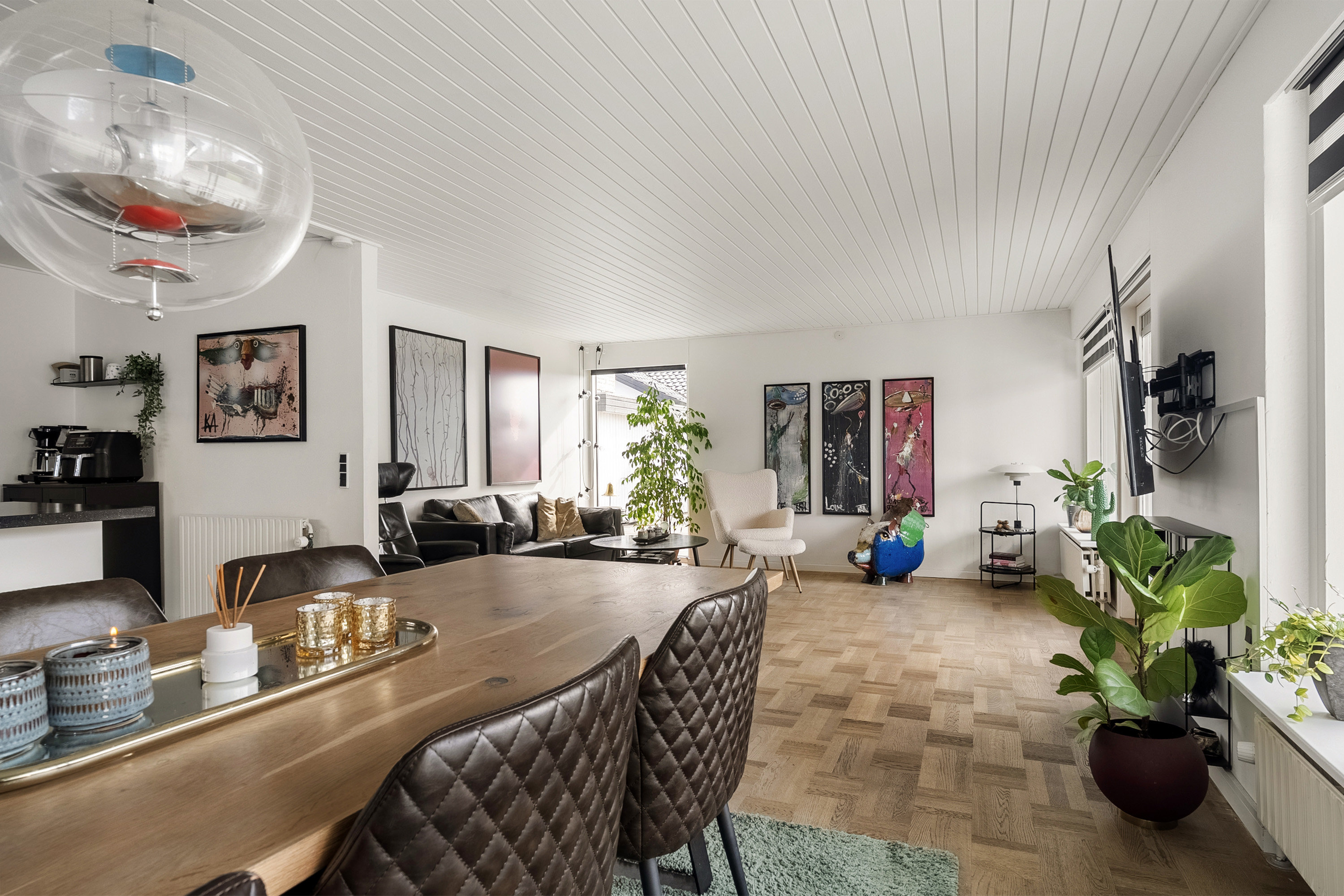 Fremhævet spisestue billede i fuldskærmstilstand. Billede af Ulfeldtsvej 6, 8700 Horsens