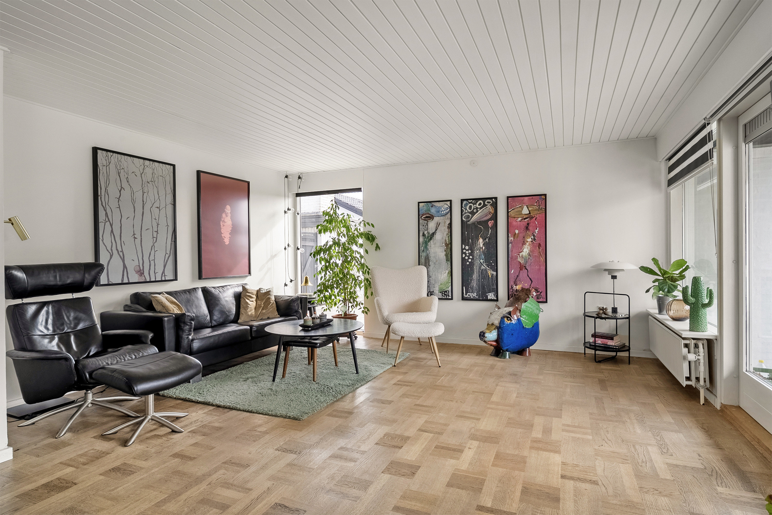 Fremhævet stue billede i fuldskærmstilstand. Billede af Ulfeldtsvej 6, 8700 Horsens