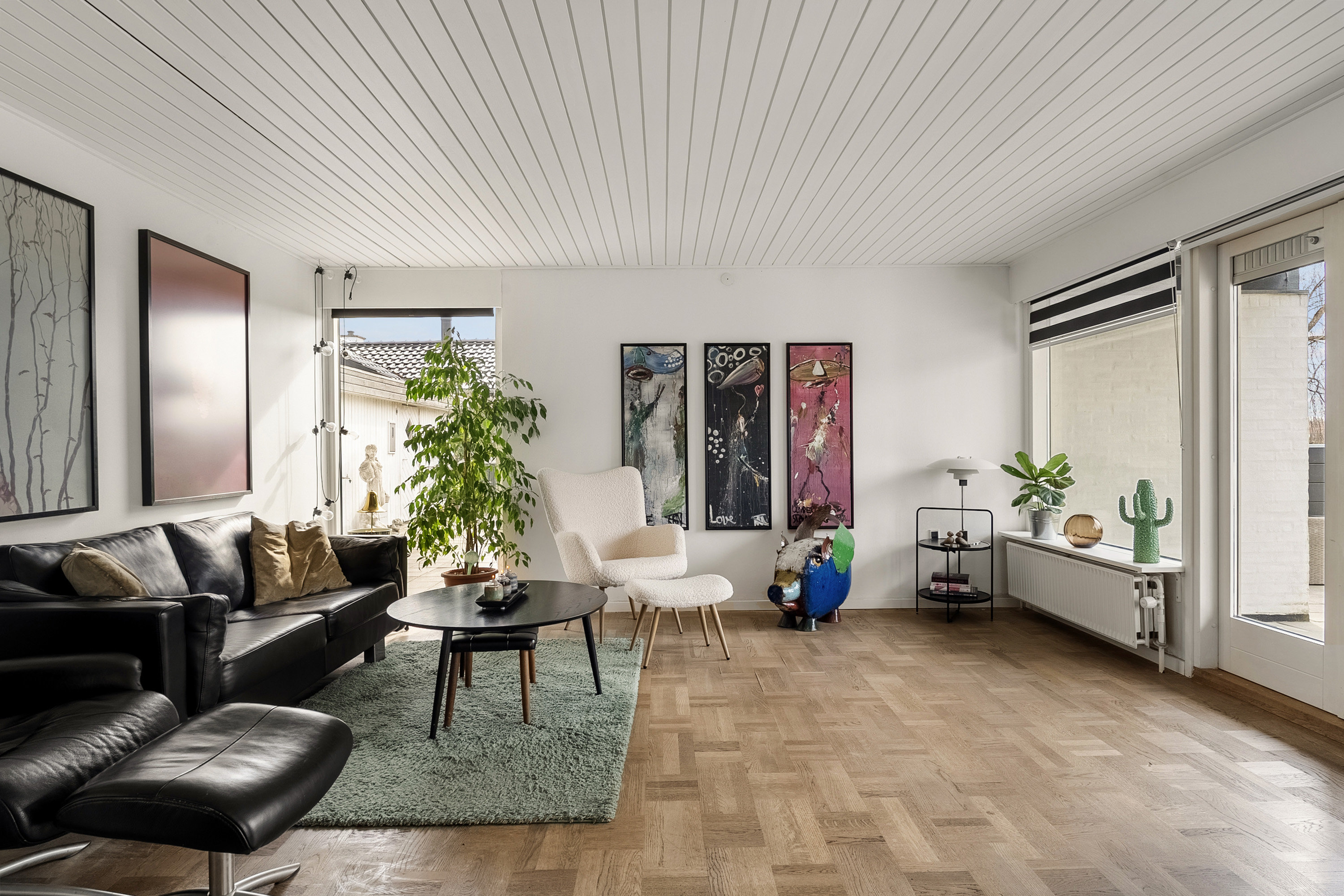 Fremhævet stue billede i fuldskærmstilstand. Billede af Ulfeldtsvej 6, 8700 Horsens