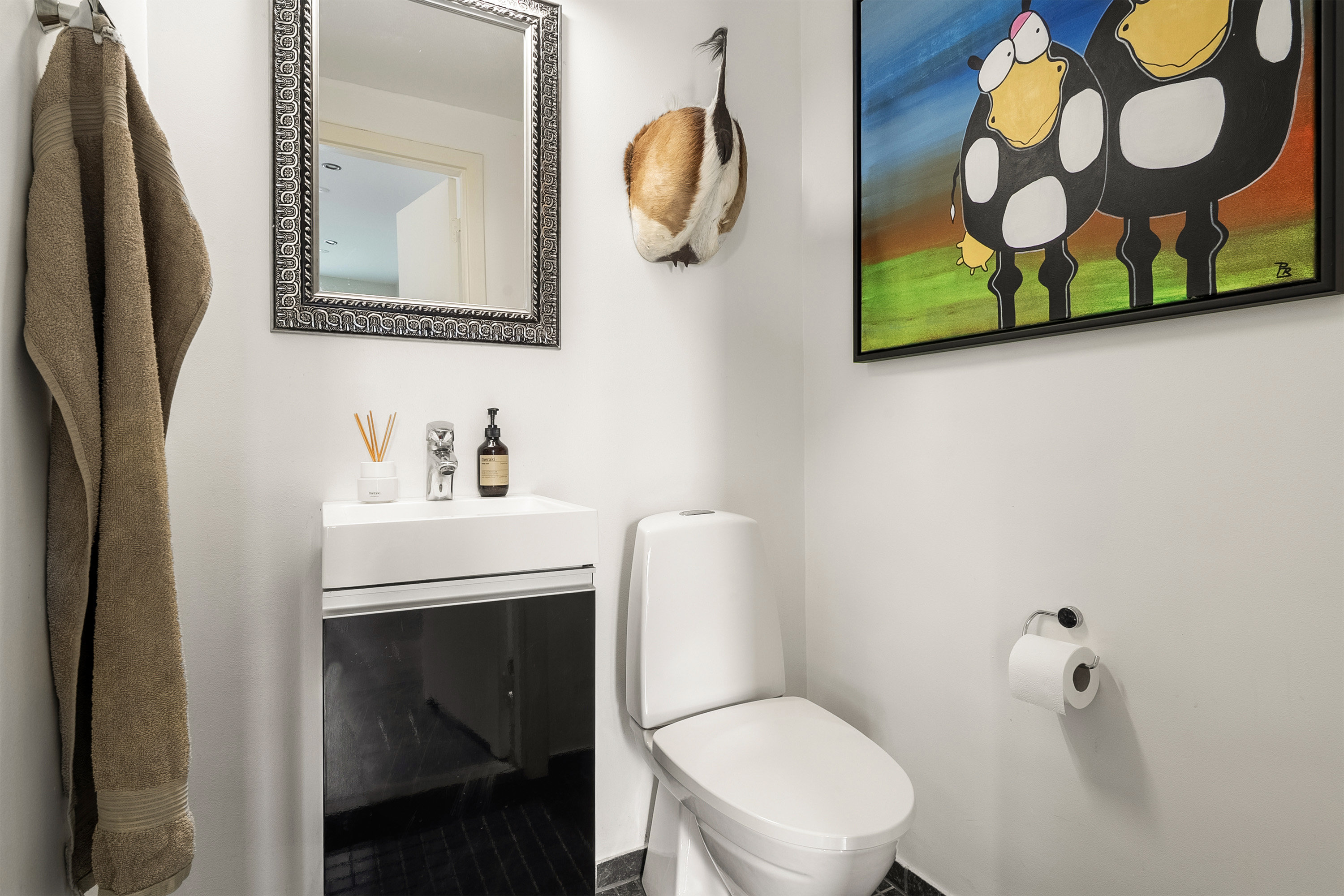 Fremhævet badeværelse billede i fuldskærmstilstand. Billede af Ulfeldtsvej 6, 8700 Horsens