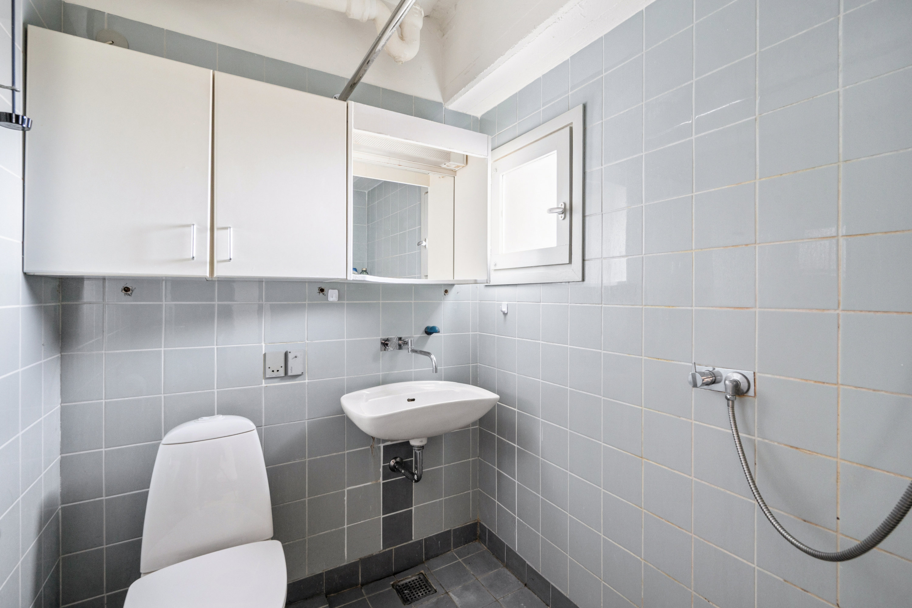 Fremhævet badeværelse billede i fuldskærmstilstand. Billede af Kantorvænget 10, 1. 268., 8240 Risskov