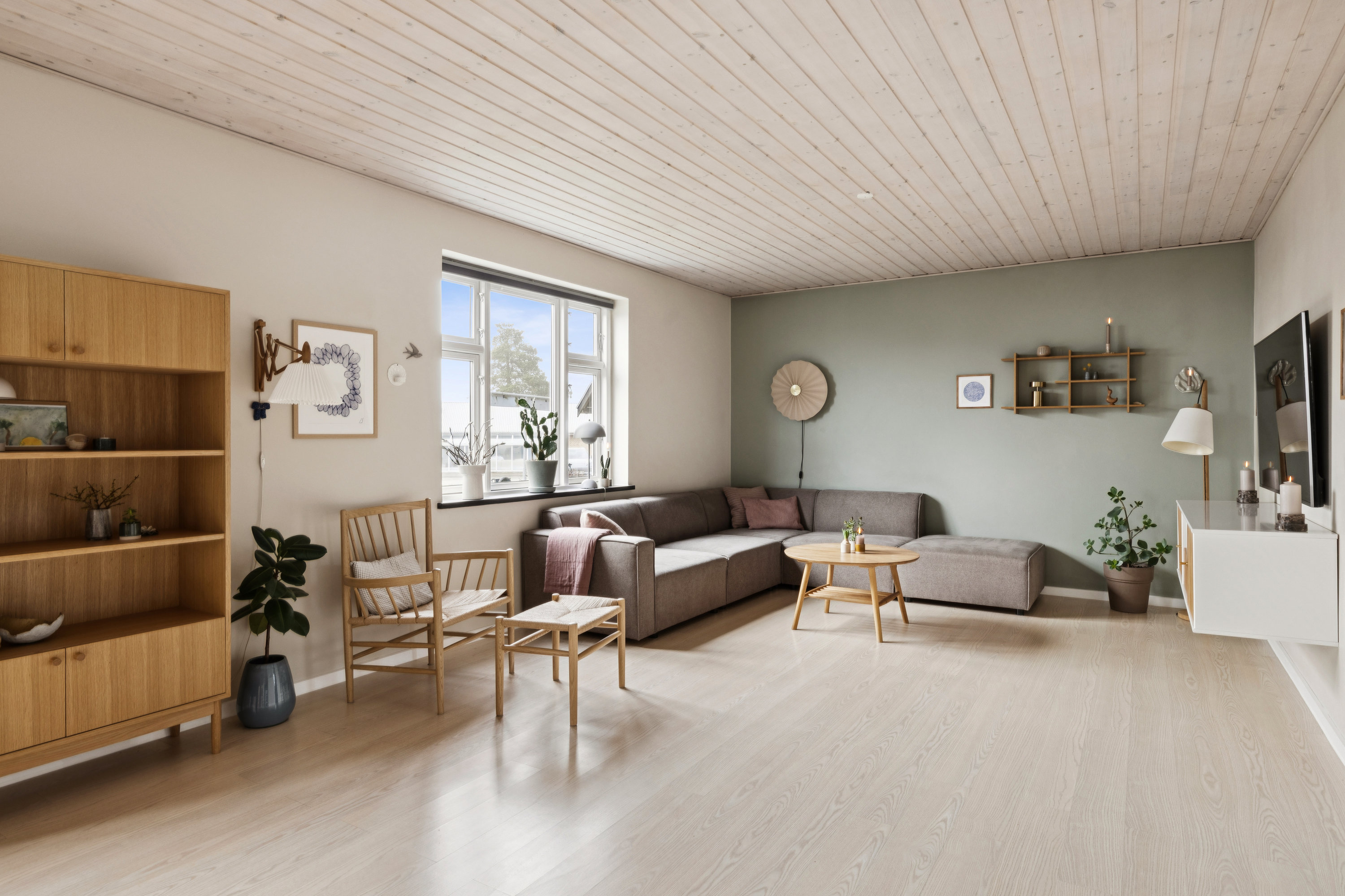 Fremhævet stue billede i fuldskærmstilstand. Billede af Rødeled Vej 1, Rimsø, 8500 Grenaa