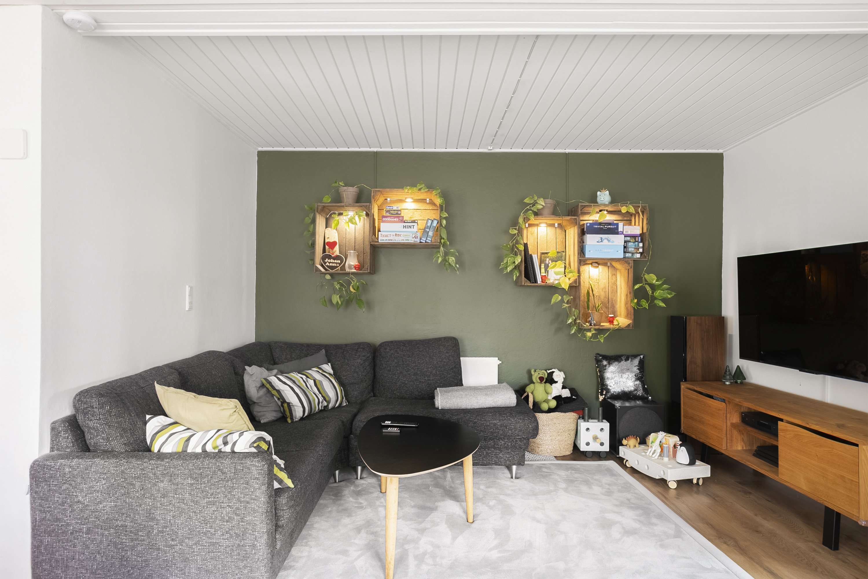 Fremhævet stue billede i fuldskærmstilstand. Billede af Broløkkevej 39, Sanderum, 5250 Odense SV