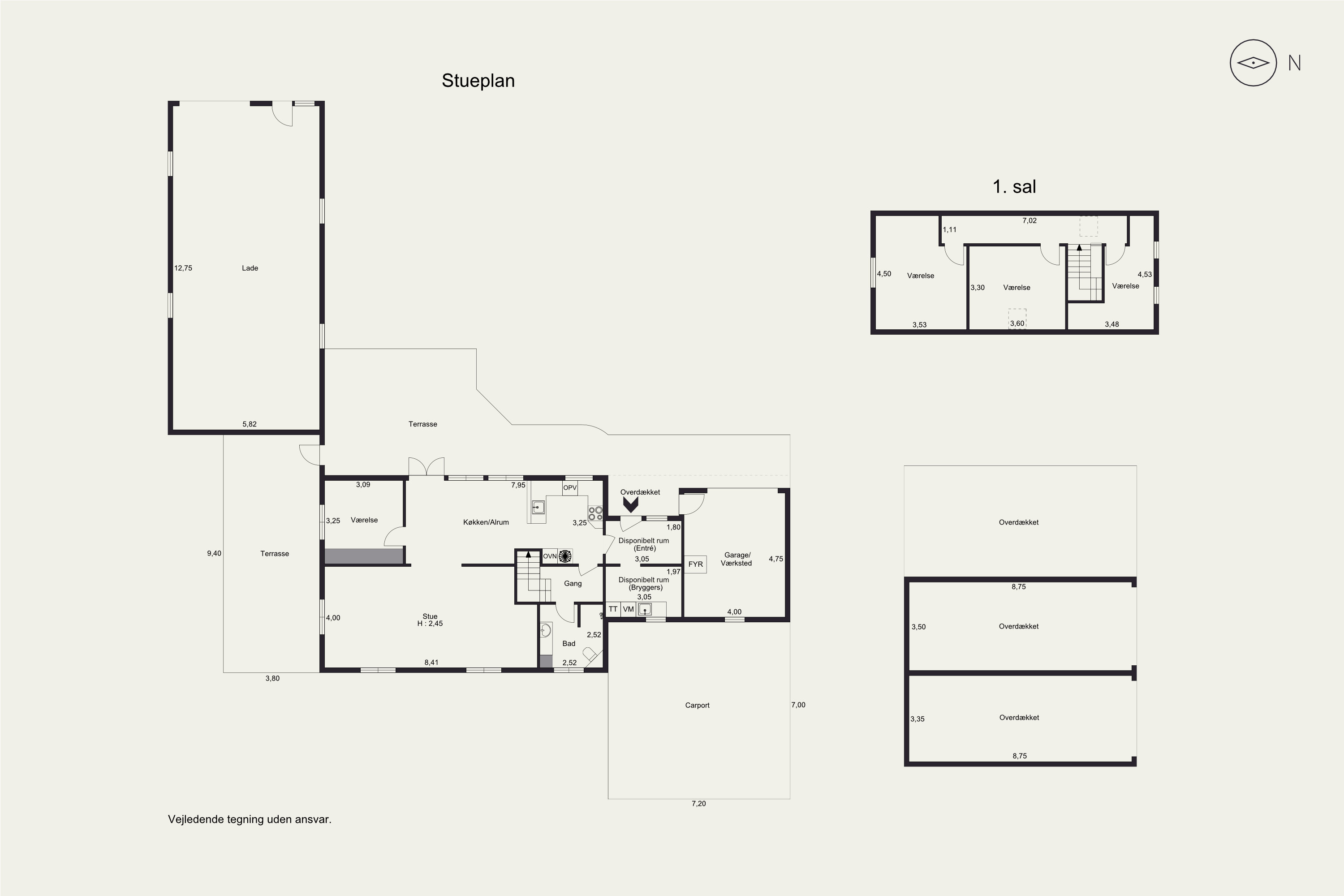 Plantegninger billede af Klostergade 16, 6622 Bække