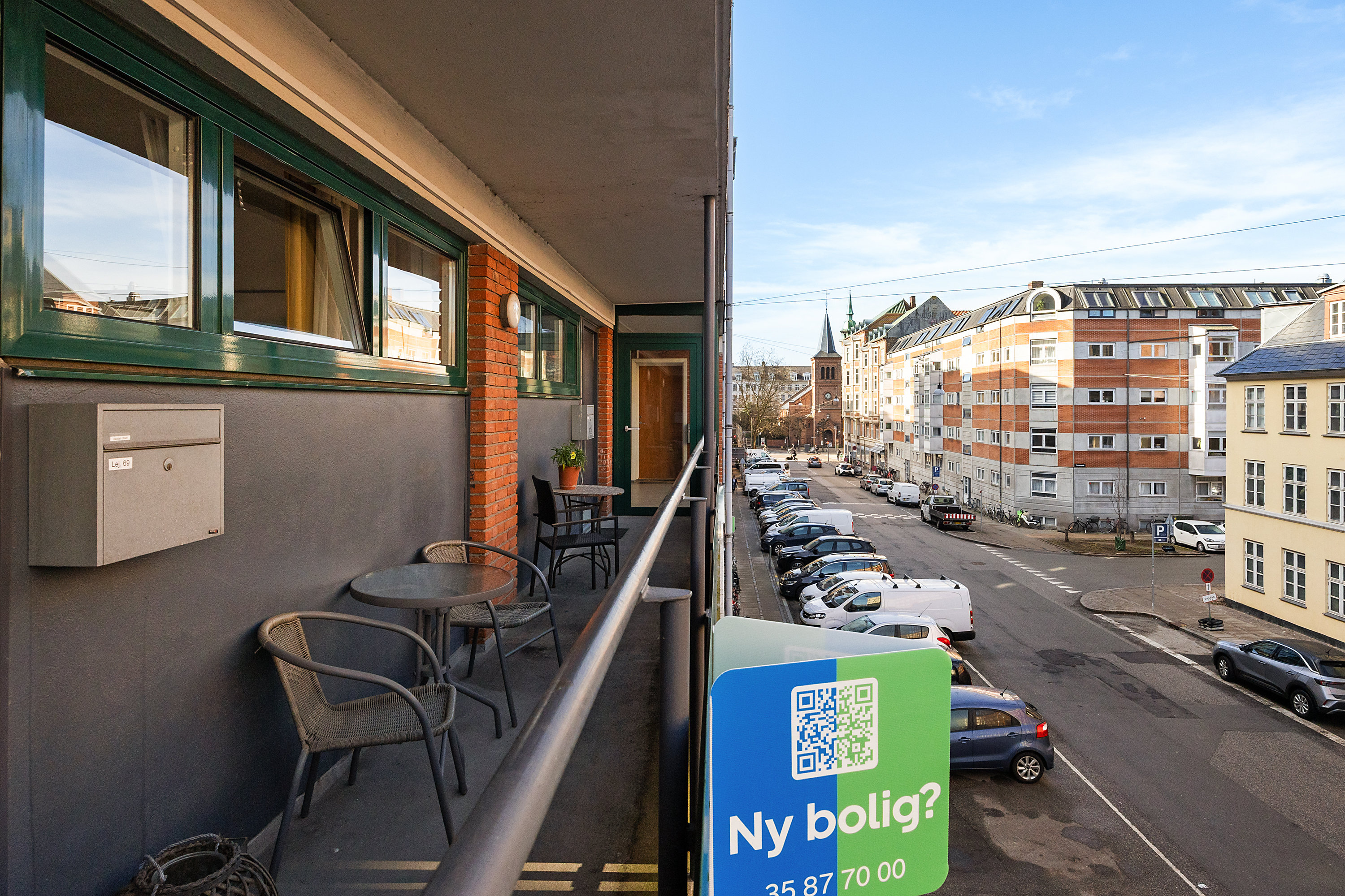 Fremhævet andet billede i fuldskærmstilstand. Billede af Gormsgade 10, 2. 69., 2200 København N