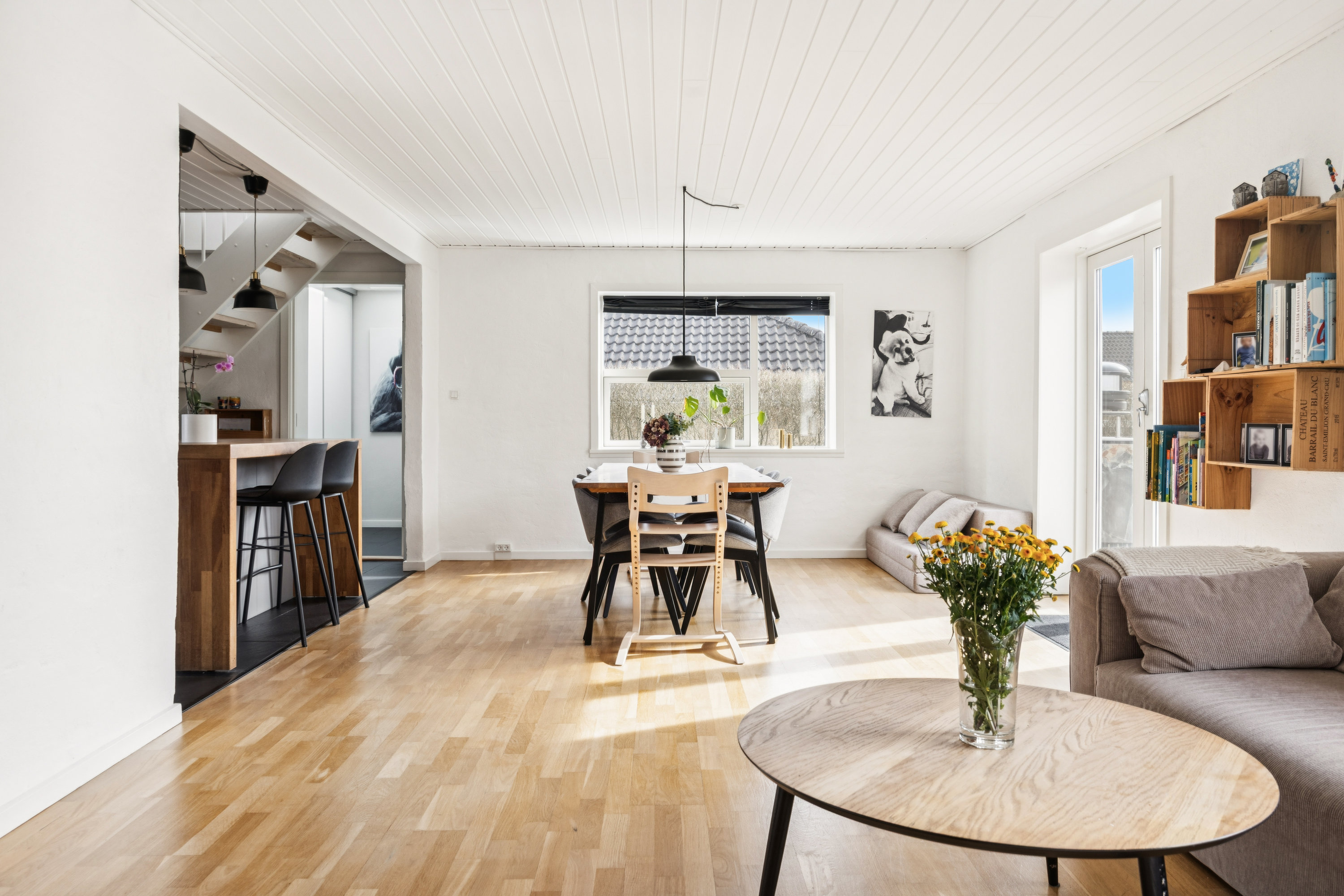 Fremhævet stue billede i fuldskærmstilstand. Billede af Fanøevej 17, Vester Hassing, 9310 Vodskov