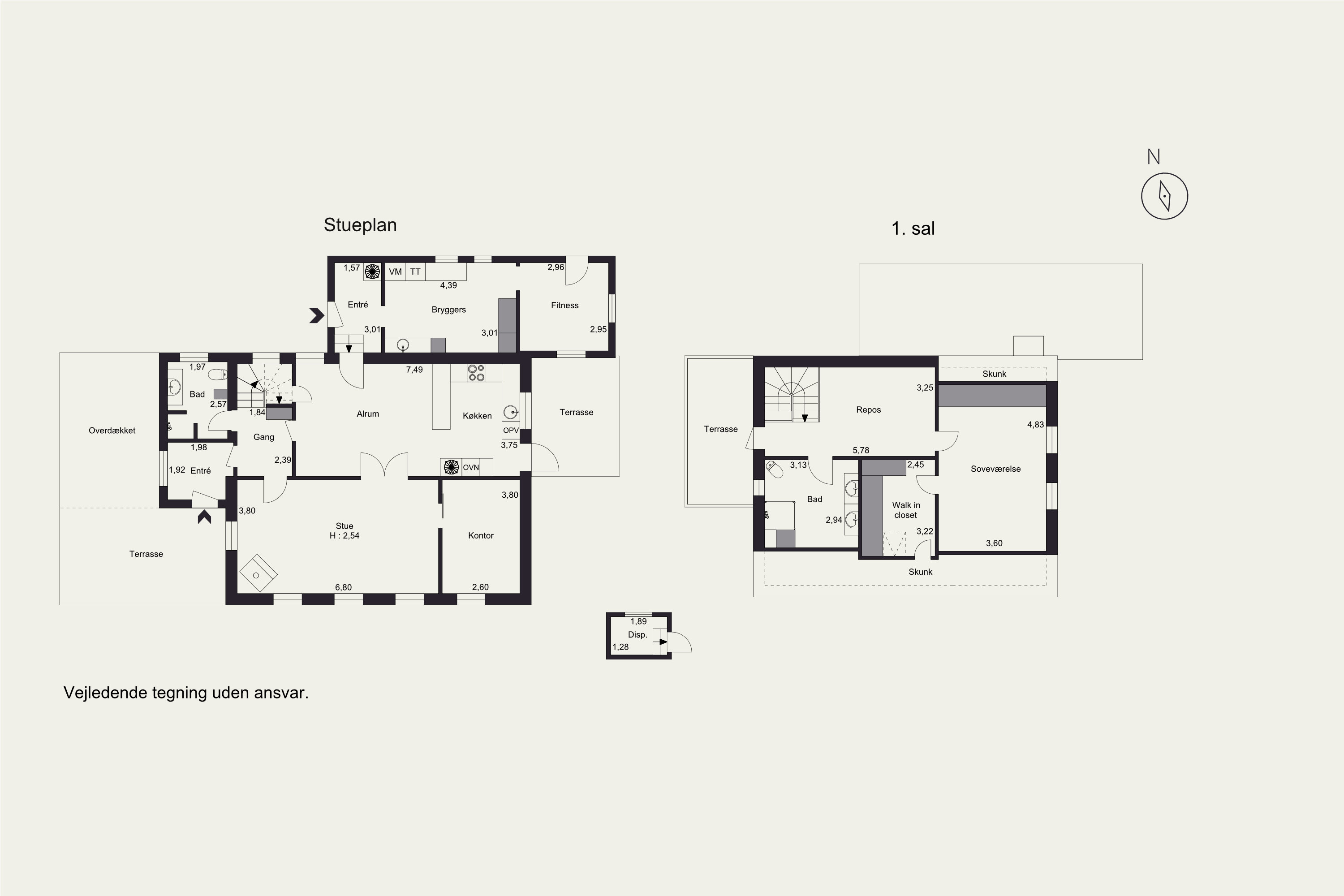 Plantegninger billede af Bojsensvej 1, 8751 Gedved