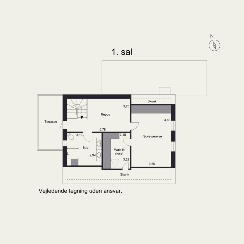 Plantegninger billede af Bojsensvej 1, 8751 Gedved
