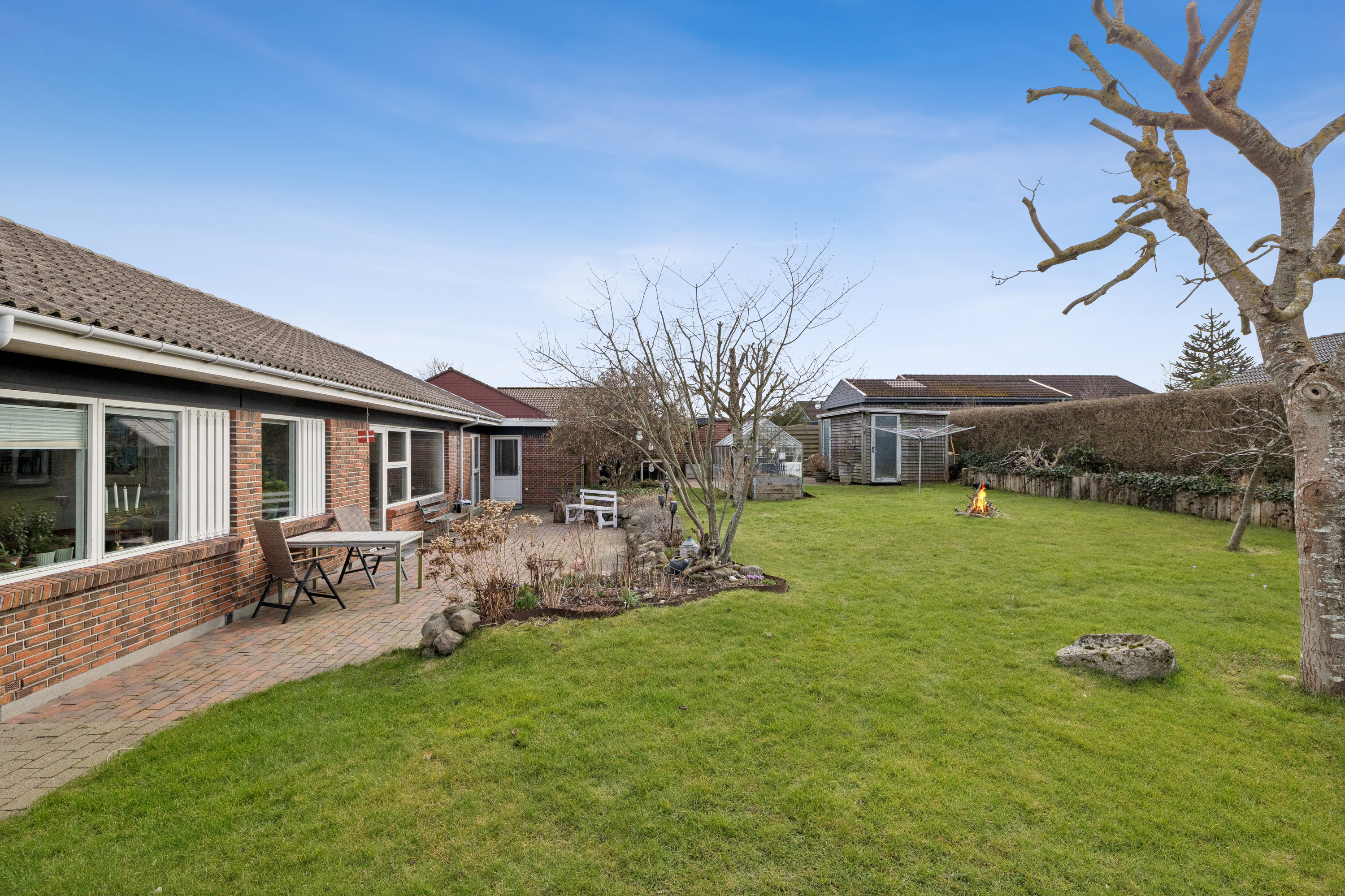 Fremhævet have billede i fuldskærmstilstand. Billede af Haraldsvej 14, Gram, 8660 Skanderborg