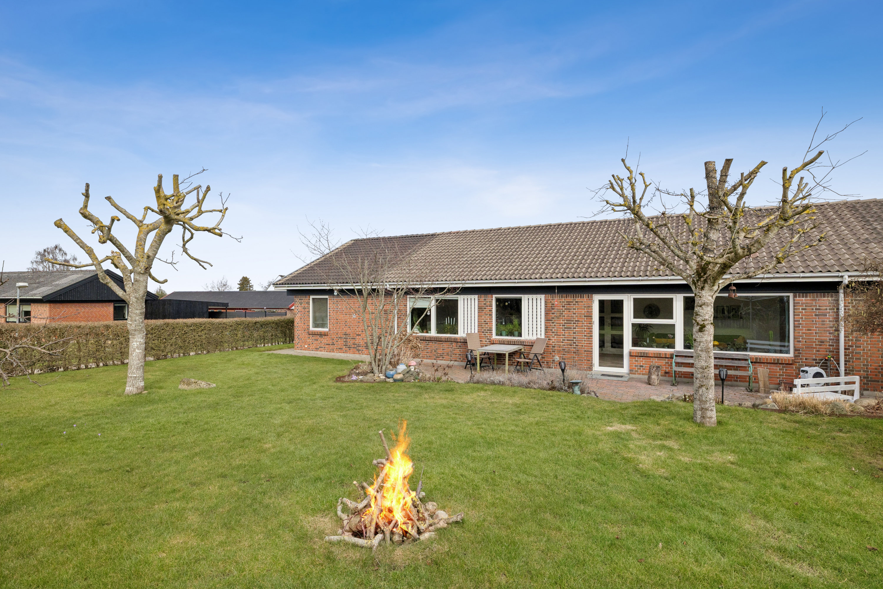 Fremhævet have billede i fuldskærmstilstand. Billede af Haraldsvej 14, Gram, 8660 Skanderborg