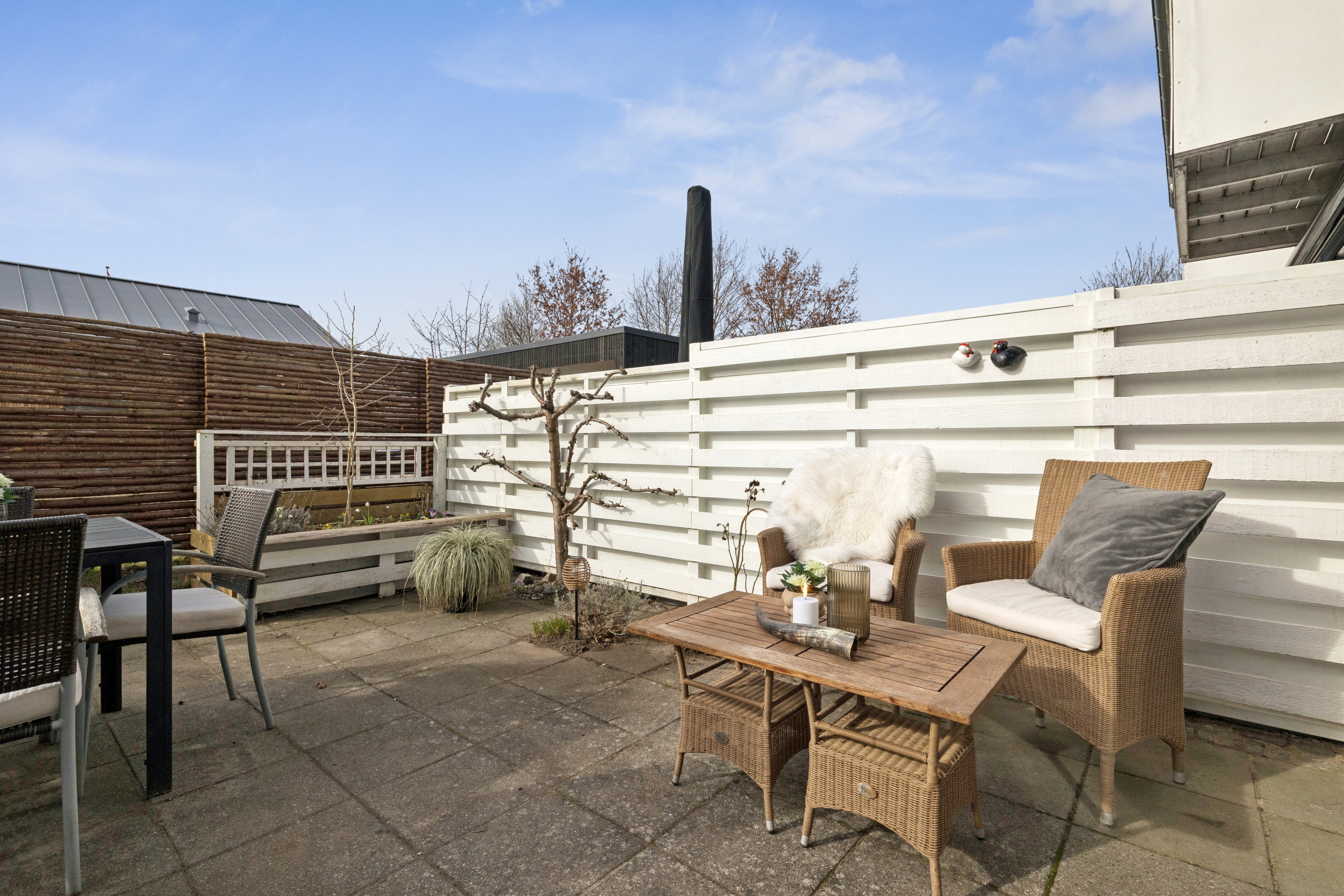 Fremhævet terrasse billede i fuldskærmstilstand. Billede af Vesterparken 61, 8660 Skanderborg