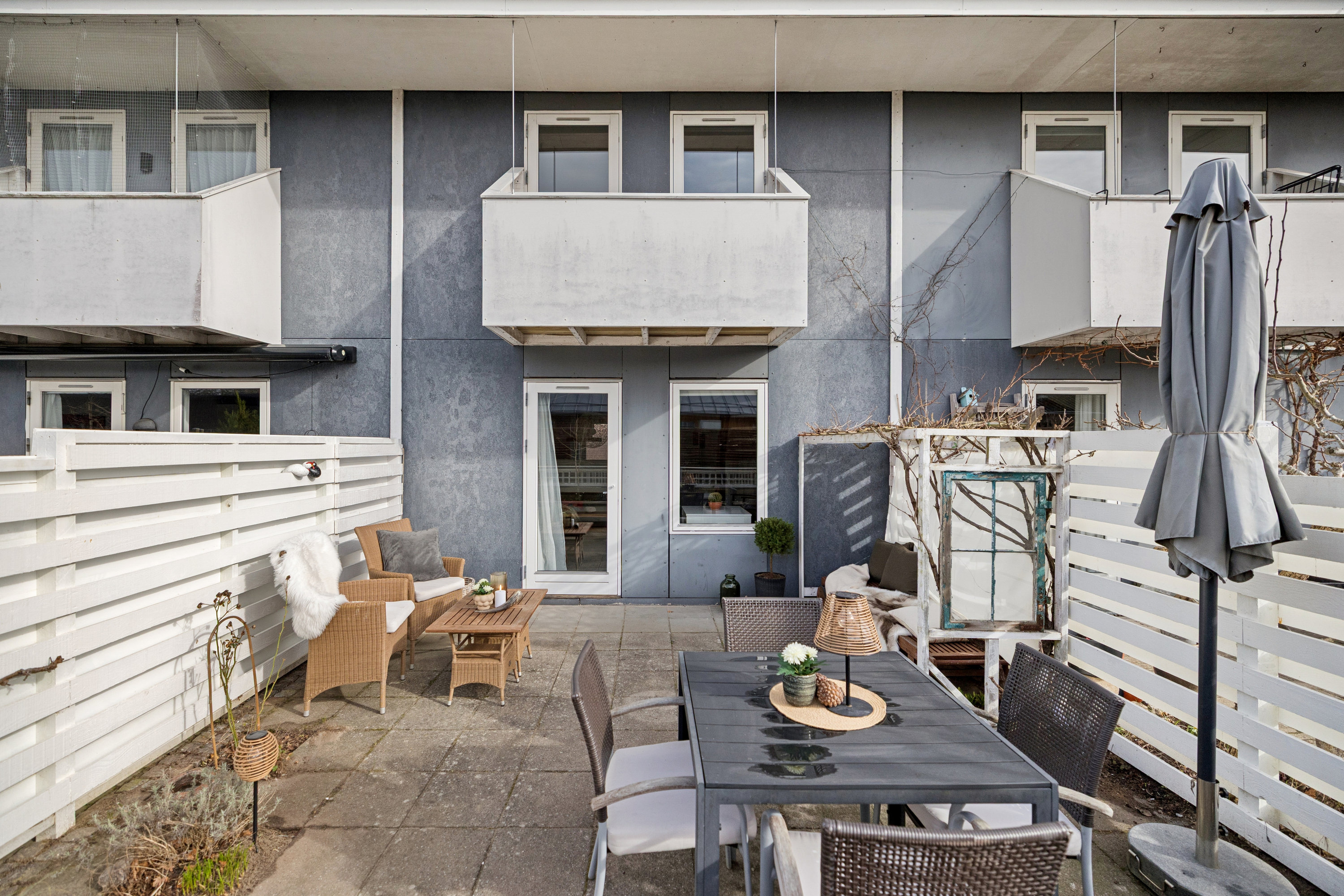 Fremhævet terrasse billede i fuldskærmstilstand. Billede af Vesterparken 61, 8660 Skanderborg