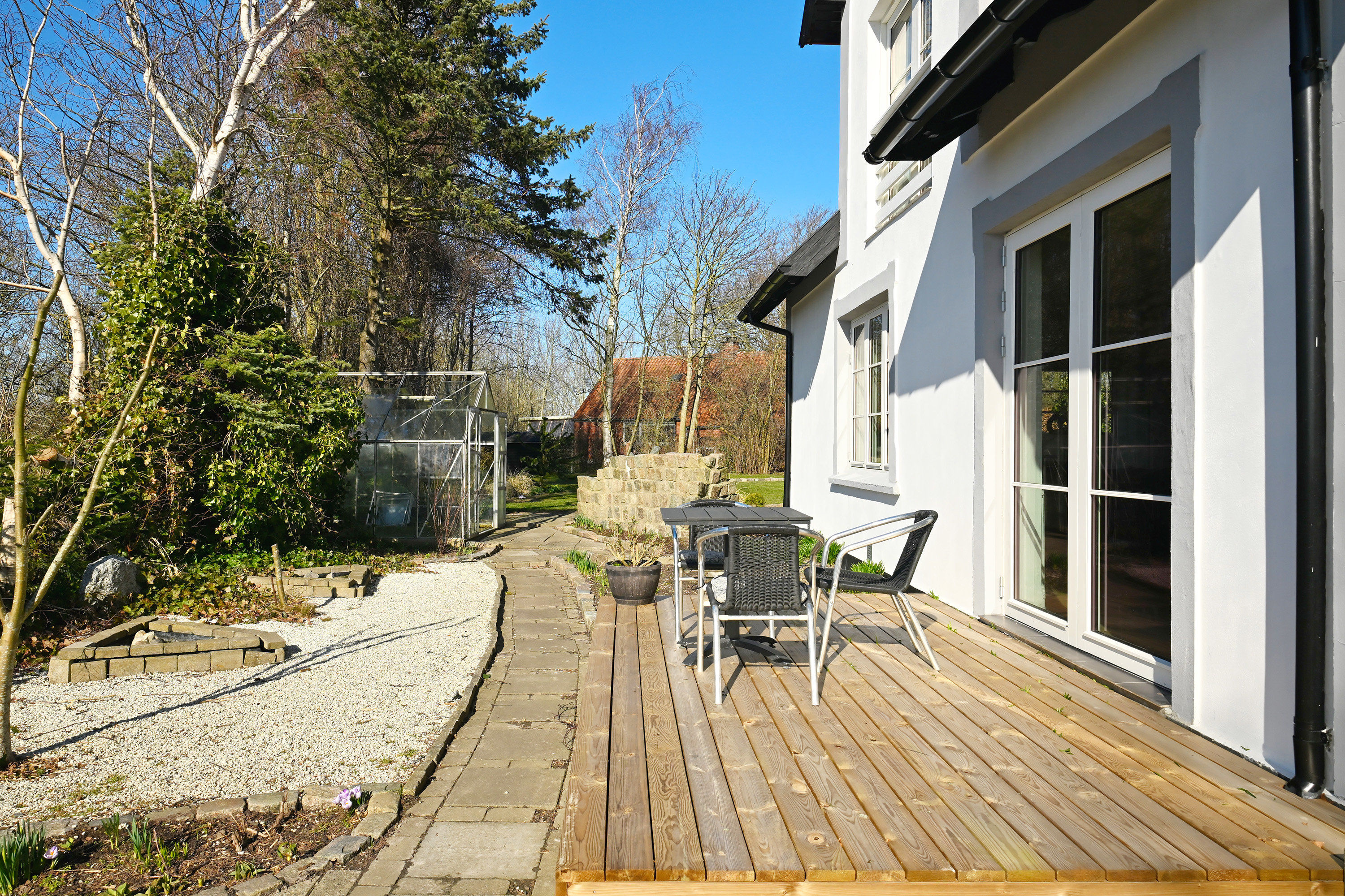 Fremhævet terrasse billede i fuldskærmstilstand. Billede af Væggerløsevej 13A, 4873 Væggerløse